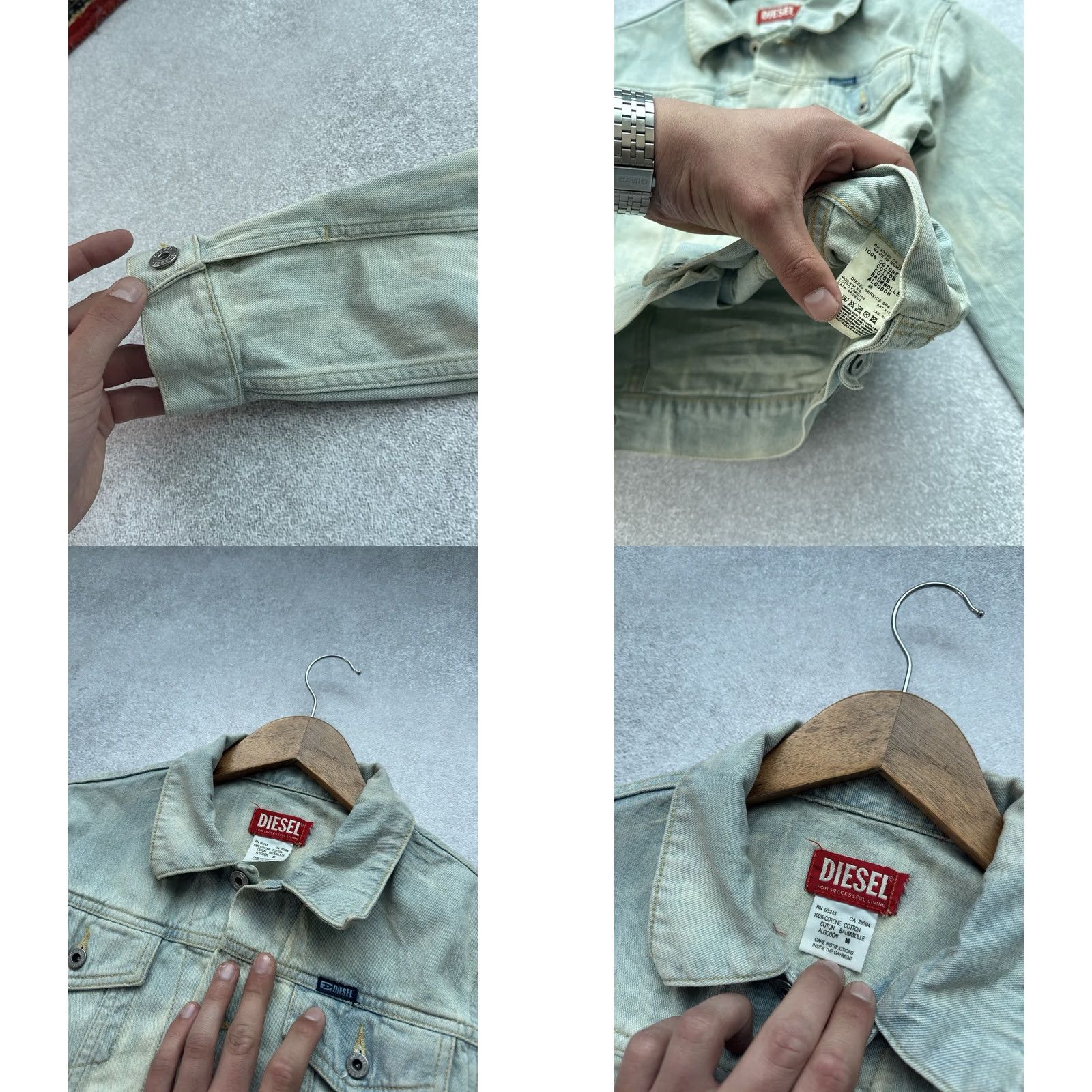 Diesel VINTAGE Diesel Denim Jacket WOMAN XS Y2K Button Up Avant Garde 90s Retro Bons Bomber Size S / US 4 / IT 40 - 8 Thumbnail