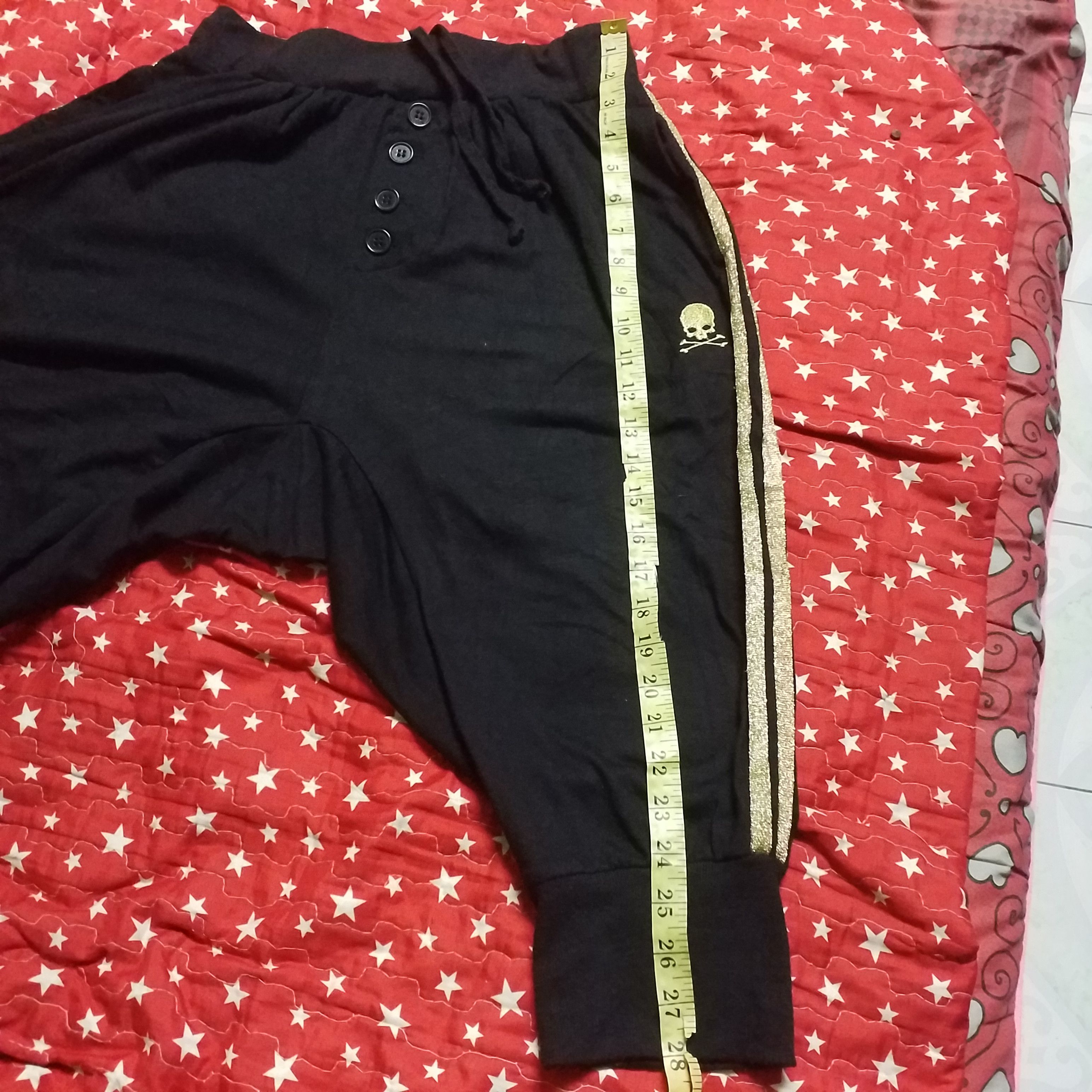 Other ballon pant skull with line gold size M 26 to 38 inch Size 38" / US 16 / IT 52 - 8 Thumbnail