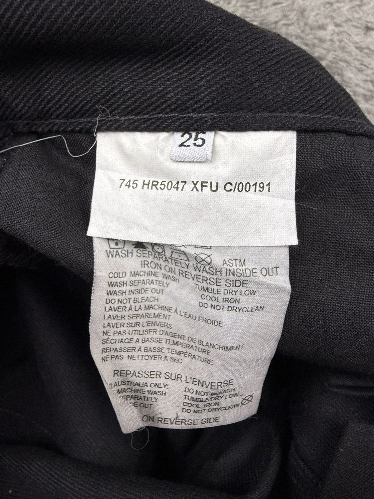 Helmut Lang 💥GRAIL💥 SS2003 Helmut Lang Rubber Tire Printed Denim Size US 28 / EU 44 - 10 Thumbnail