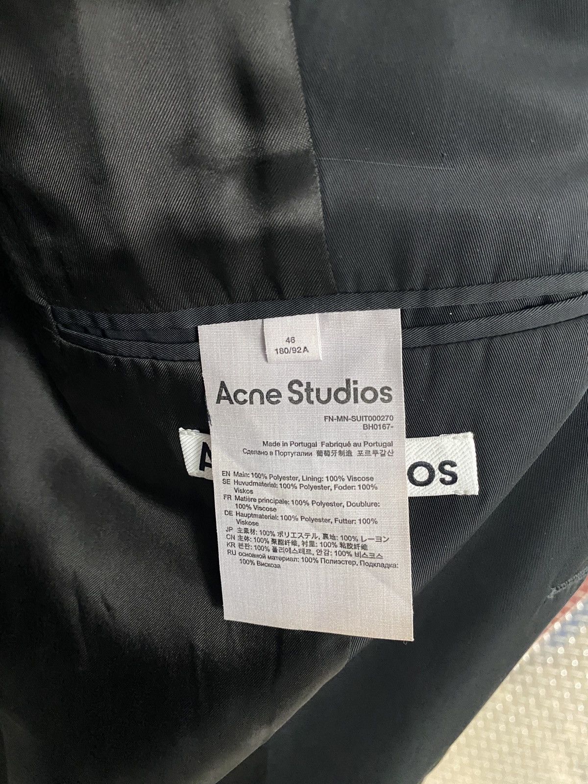 Acne Studios Acne Studios Relaxed Blazer Size 46L - 5 Thumbnail
