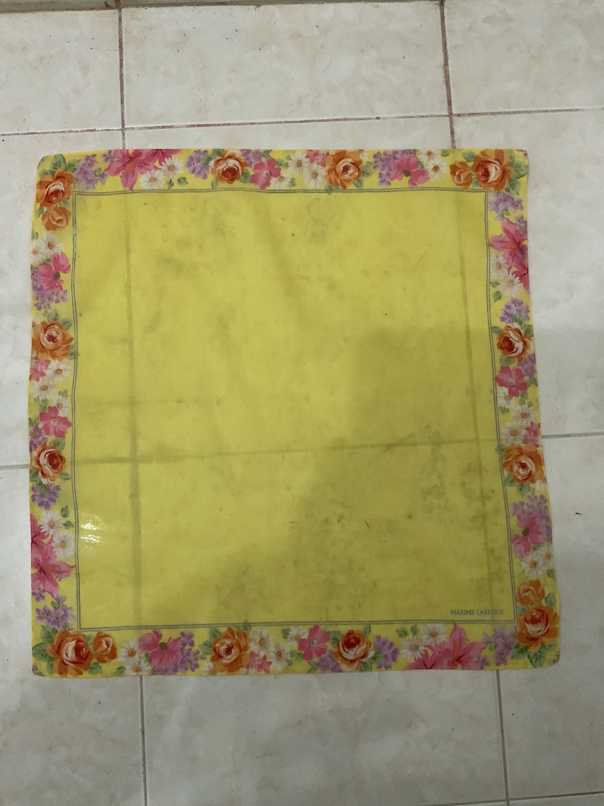Japanese Brand Maxime Labeyrie Handkerchief Bandana Size ONE SIZE - 3 Thumbnail