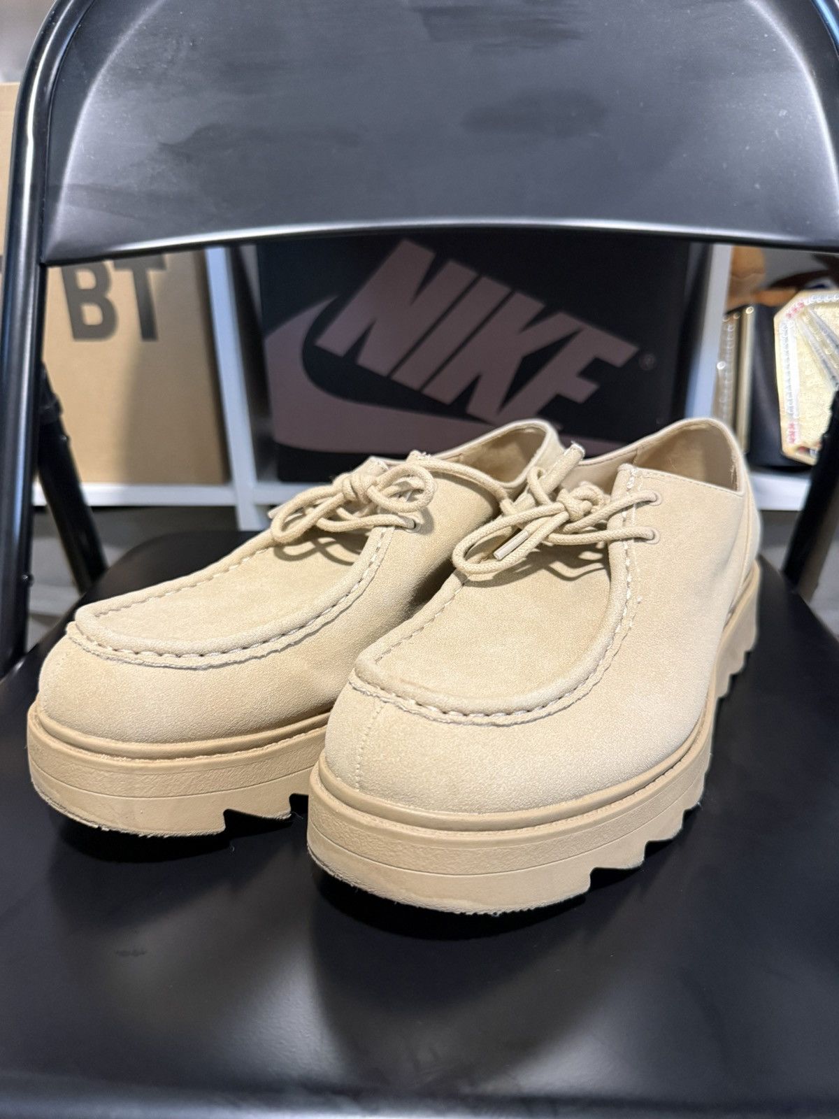 Other Brown Suede Loafers Size US 7 / EU 40 - 1 Thumbnail