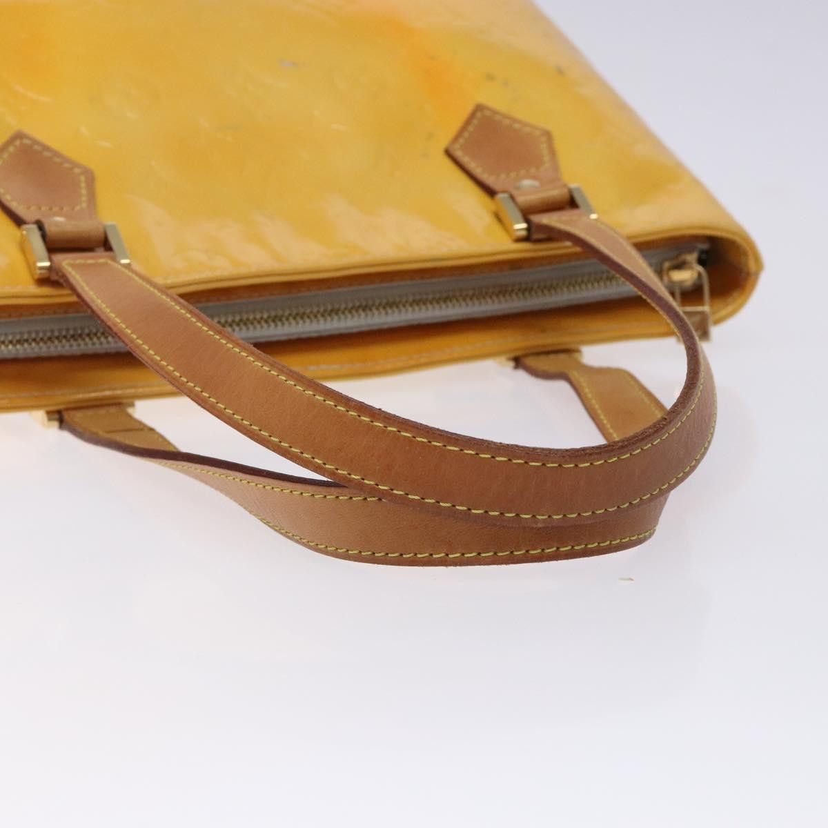 Louis Vuitton LOUIS VUITTON Monogram Vernis Houston Hand Bag Gris M91053 Size ONE SIZE - 7 Thumbnail