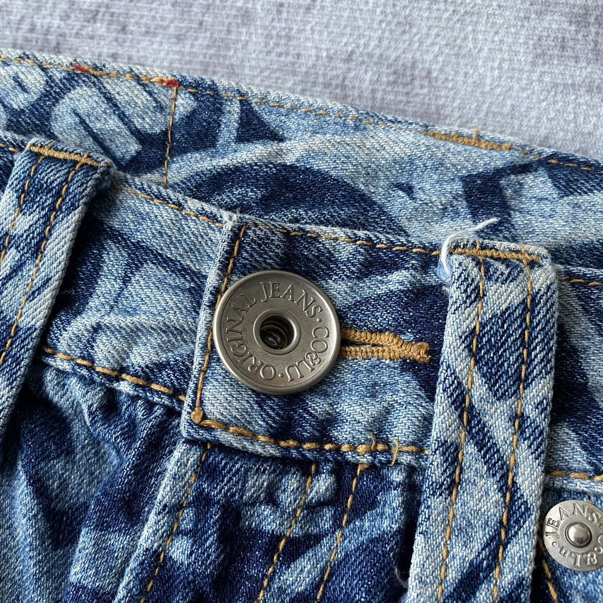 If Six Was Nine × Japanese Brand × Le Grande Bleu (L.G.B.) Co&Lu Coandlu Japanese Full print Denim Jeans Size US 30 / EU 46 - 4 Thumbnail