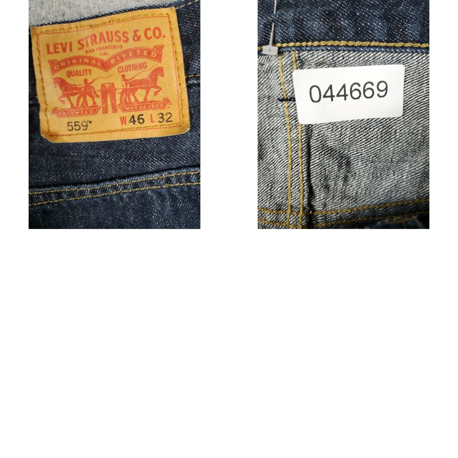 Levi's Levis Mens Relaxed Straight Leg Blue Jeans 46x30 Extra Large XL Size US 30 / EU 46 - 8 Thumbnail