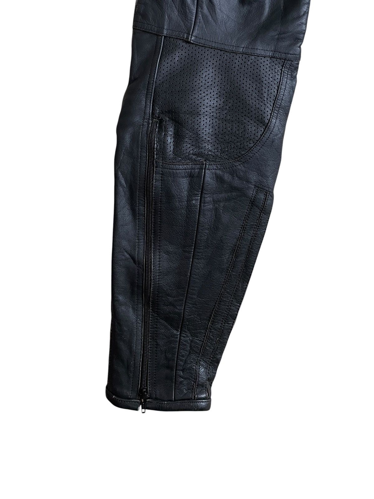 Alpinestars Vintage Racing Alpinestars Leather Motorcycle Pants 1990s Size US 28 / EU 44 - 6 Thumbnail
