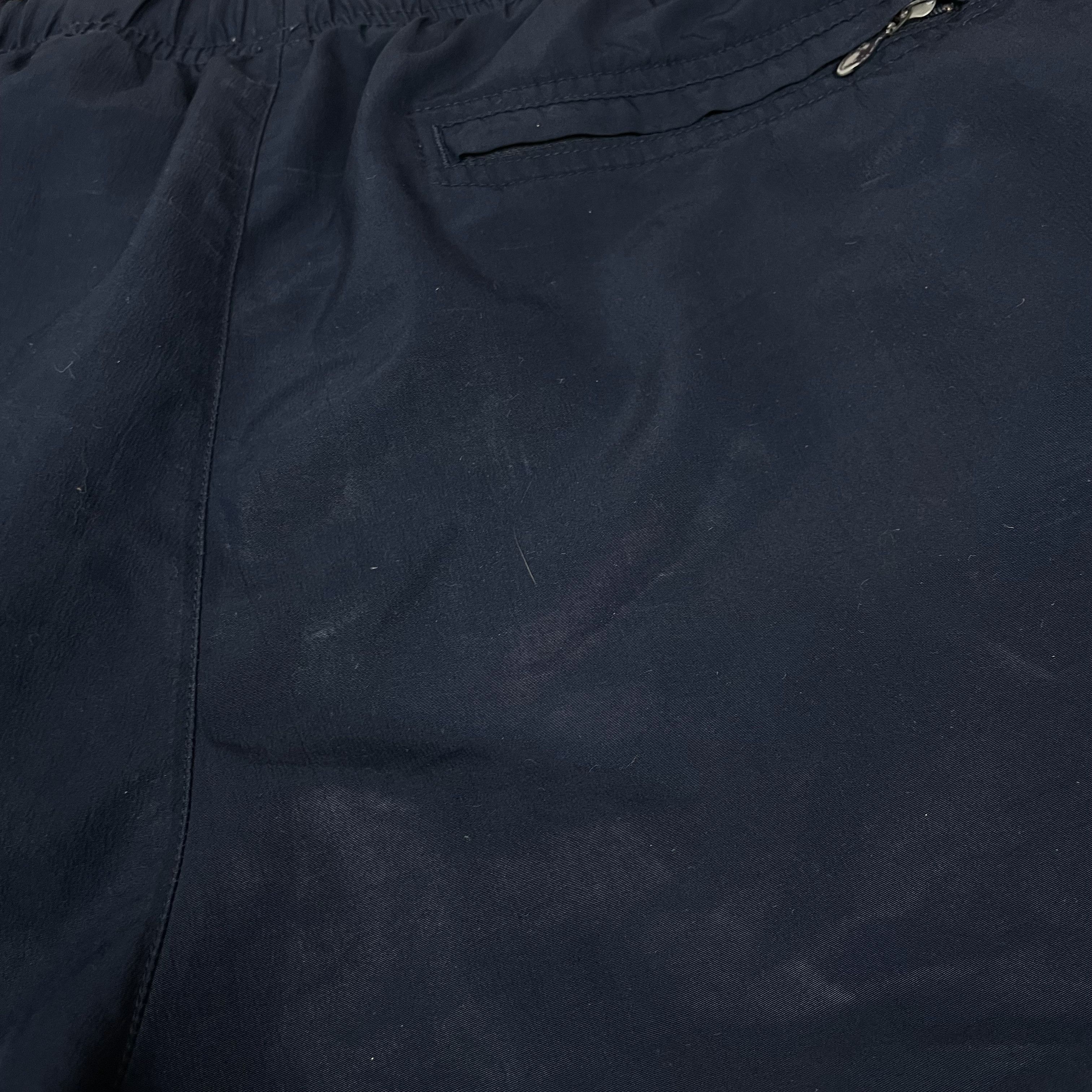 Nike × Vintage Nike Men's Navy Hight Rise Drawstring Sports Short Medium Size US 30 / EU 46 - 5 Thumbnail