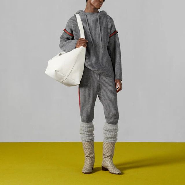 Gucci o1loc1c0226 758113 Wool Cashmere Sweatpants & Joggers Size US 34 / EU 50 - 2 Thumbnail