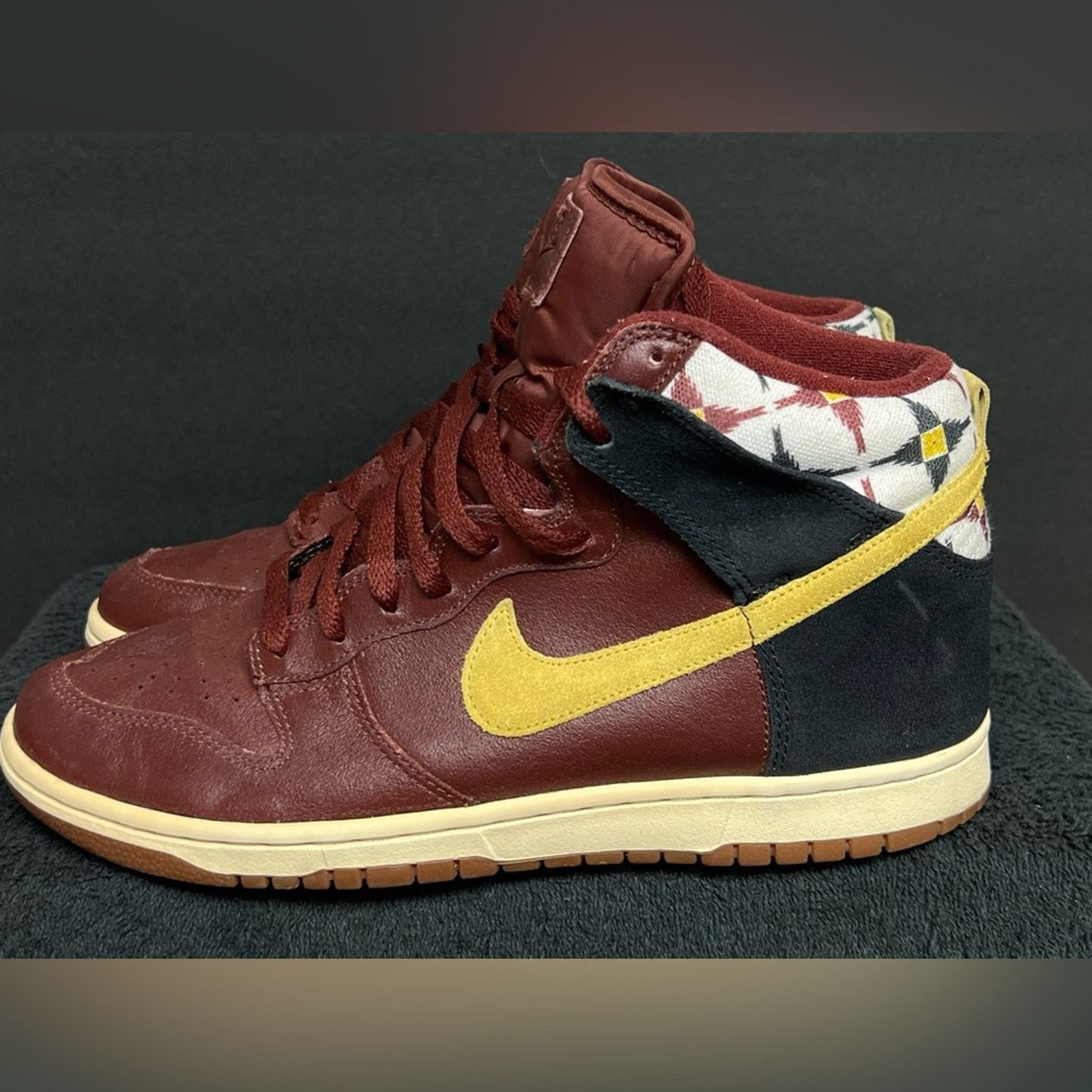 Nike Nike Dunk High " Aztec " Oxen Brown Lion Black SZ 8 RARE EUC Size US 8 / EU 41 - 1 Thumbnail