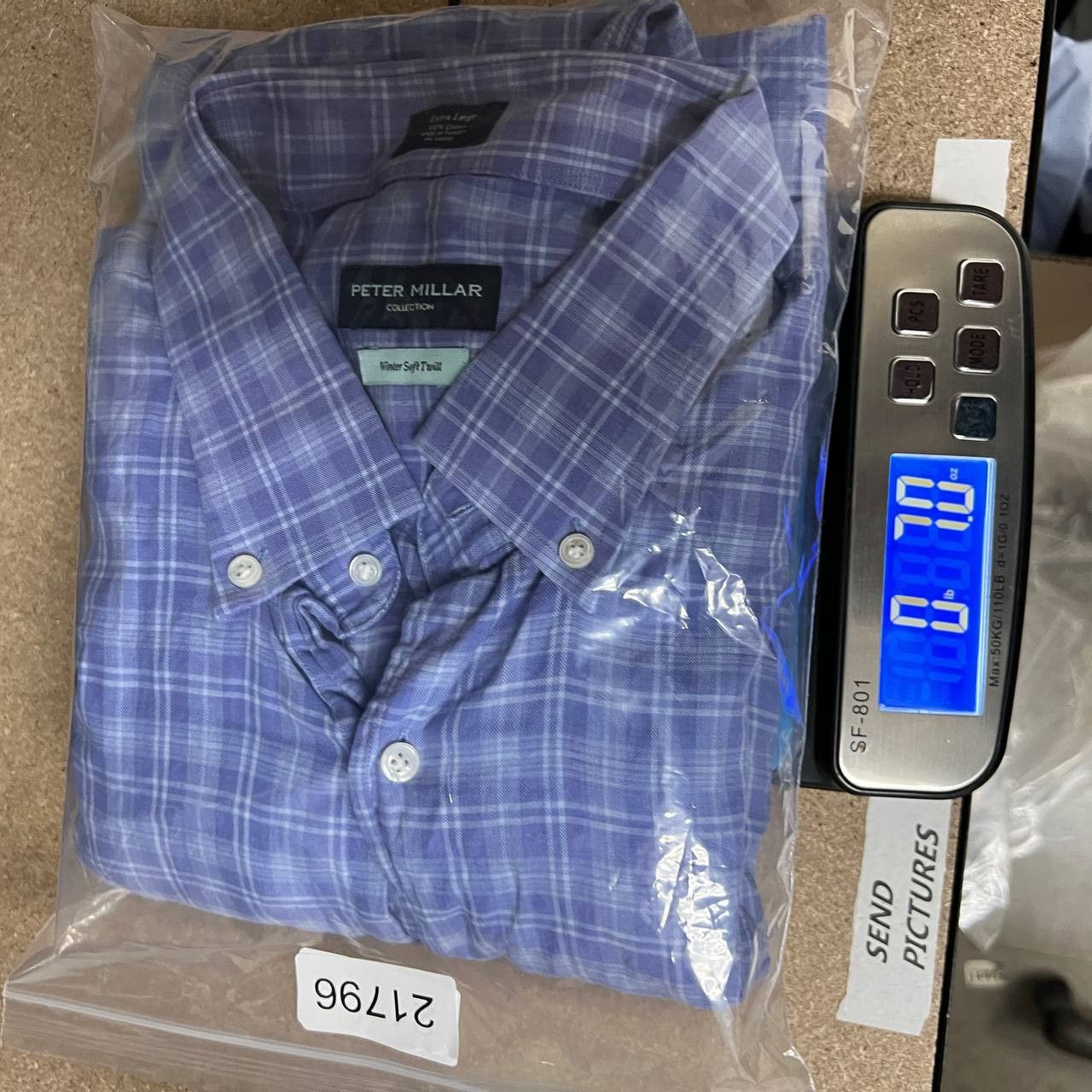 Peter Millar Peter Millar Winter Soft Twill Button Down Shirt XL Plaid Size US XL / EU 56 / 4 - 7 Thumbnail