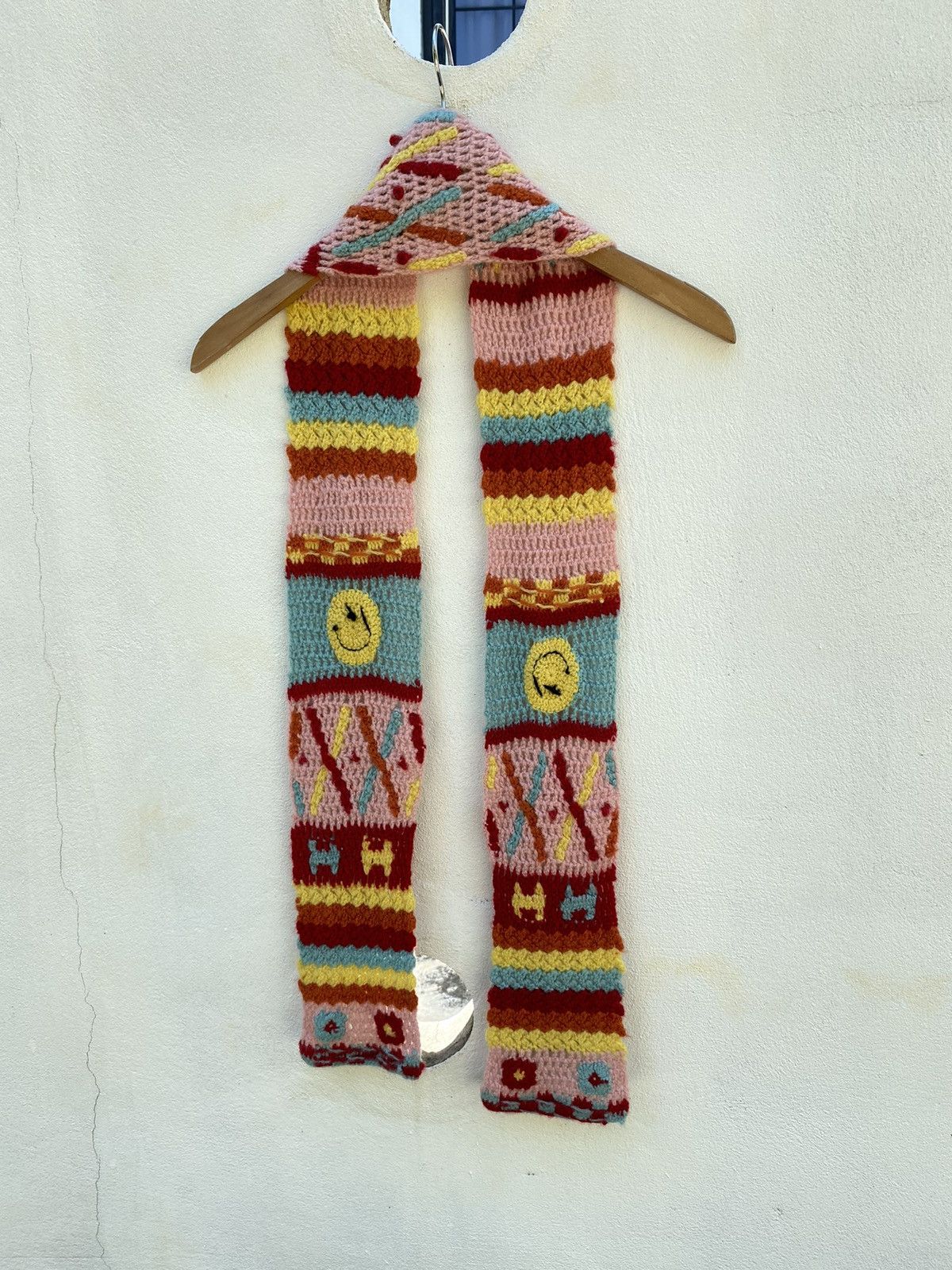 Hysteric Glamour Hysteric Mini Colorful Floral Knit Scarf Size ONE SIZE - 25 Thumbnail