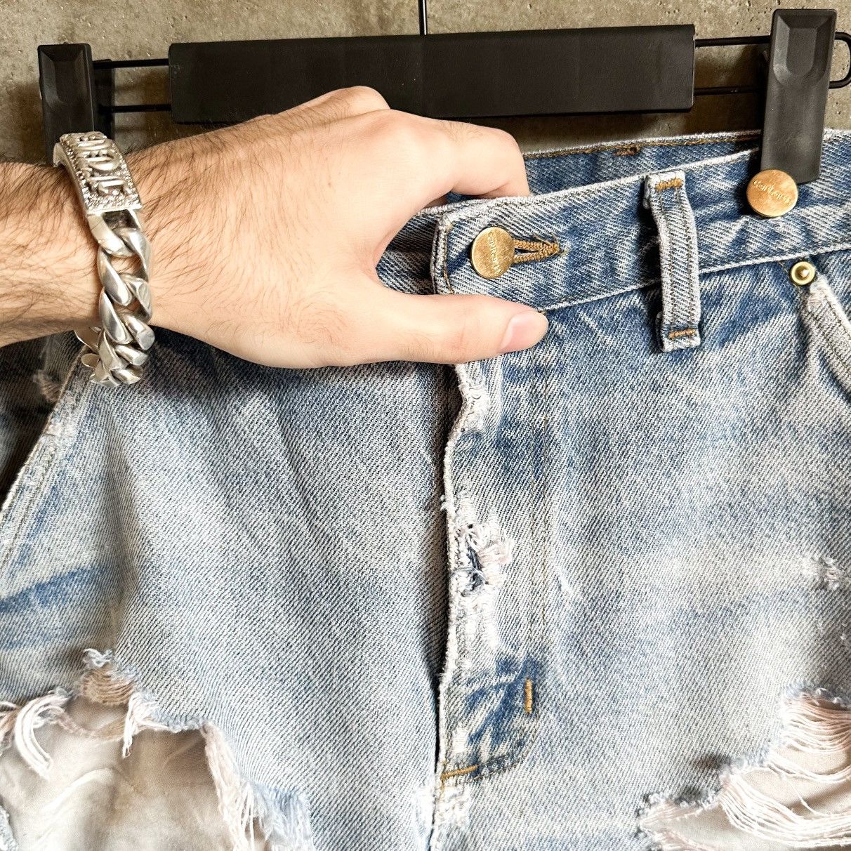 Carhartt Vintage Carhartt THRASHED Double Knee Carpenter Denim Size US 32 / EU 48 - 4 Thumbnail