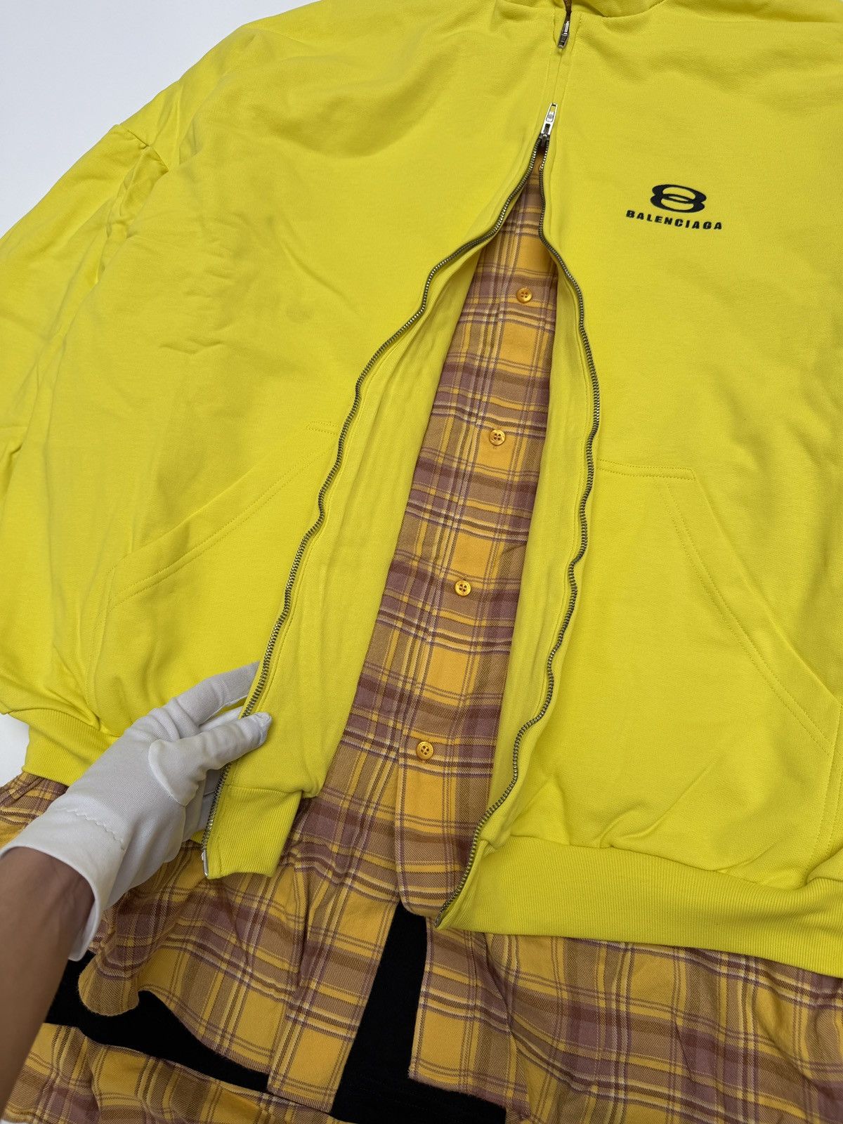 Balenciaga Balenciaga Unity Sport Icon Triple Layer Hybrid Zip Up Size US XL / EU 56 / 4 - 8 Thumbnail