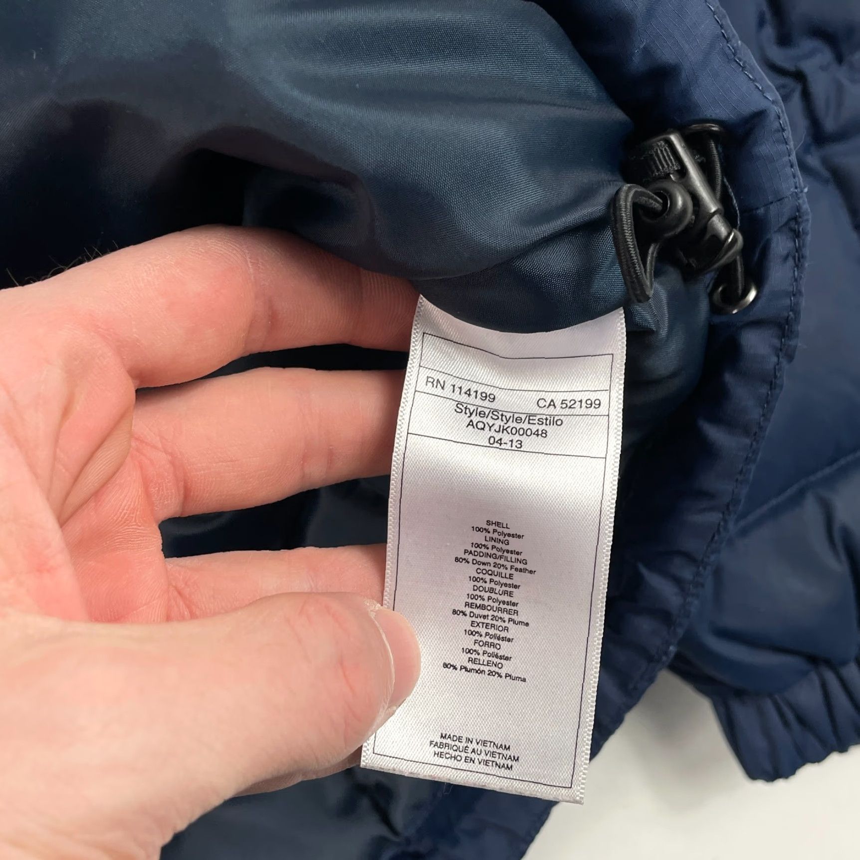 Quiksilver Quiksilver Jacket Men S Blue Down Puffer Full Zip Hiking Skiing Camp Quilted Size US S / EU 44-46 / 1 - 6 Thumbnail