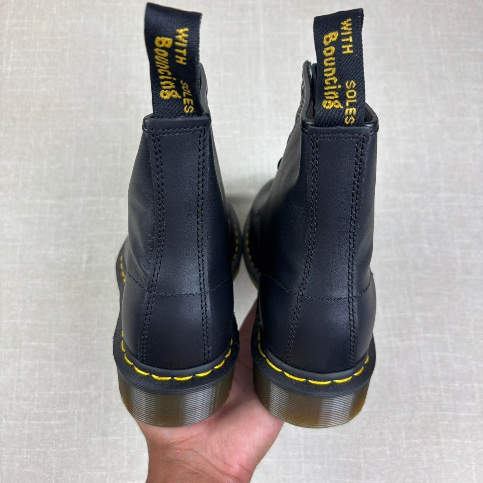 Dr. Martens 🐜 Dr. Martens 1460 Black Nappa 8W Size US 8 / IT 38 - 6 Thumbnail