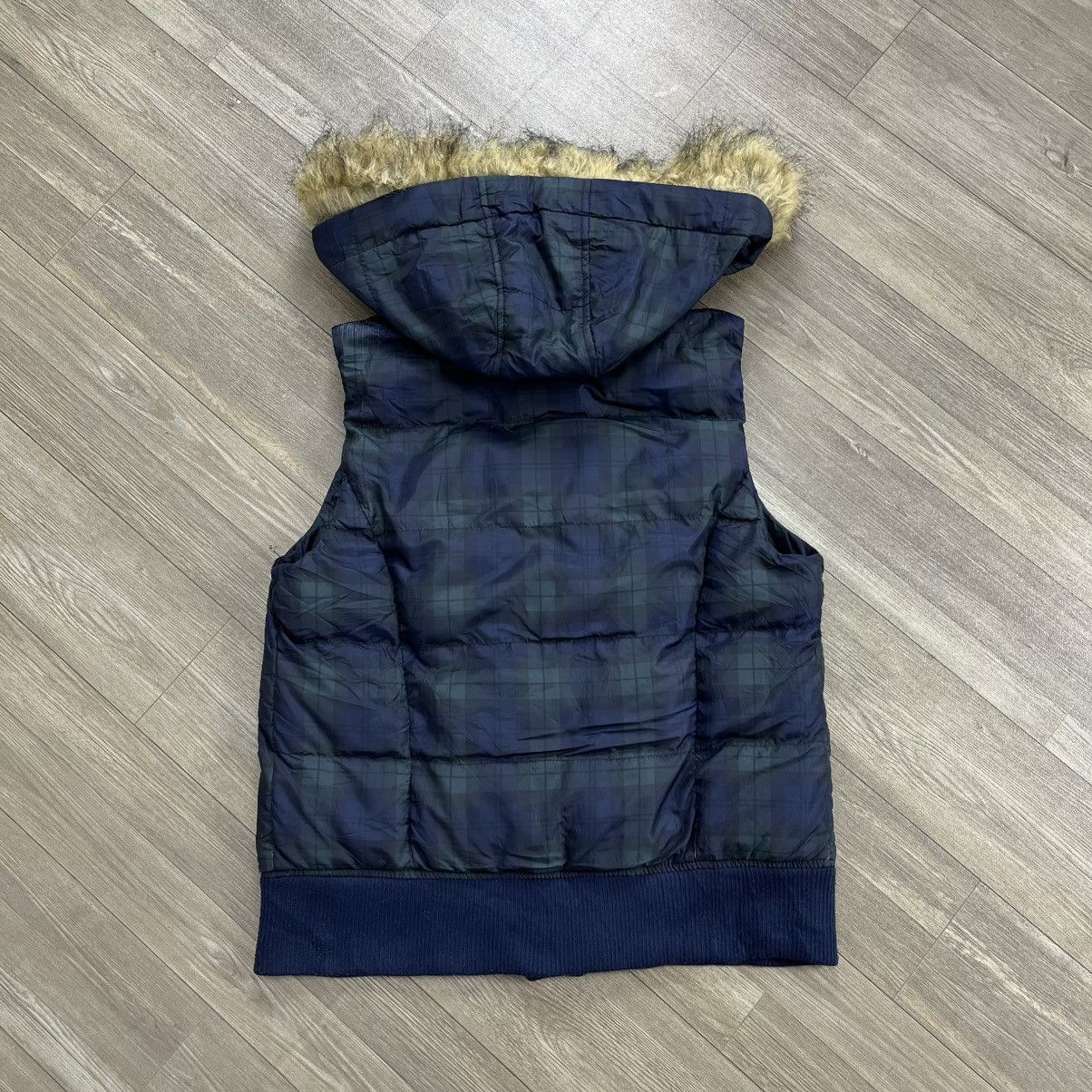 If Six Was Nine 2000s Goa Style Plaid Down Jacket Fur Vest Size US M / EU 48-50 / 2 - 17 Thumbnail