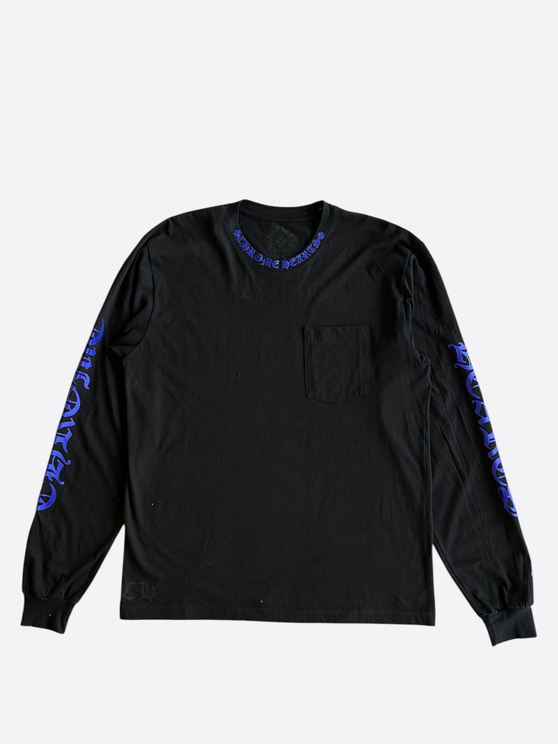 Chrome Hearts Chrome Hearts Vintage Blue Cross Longsleeve Pocket