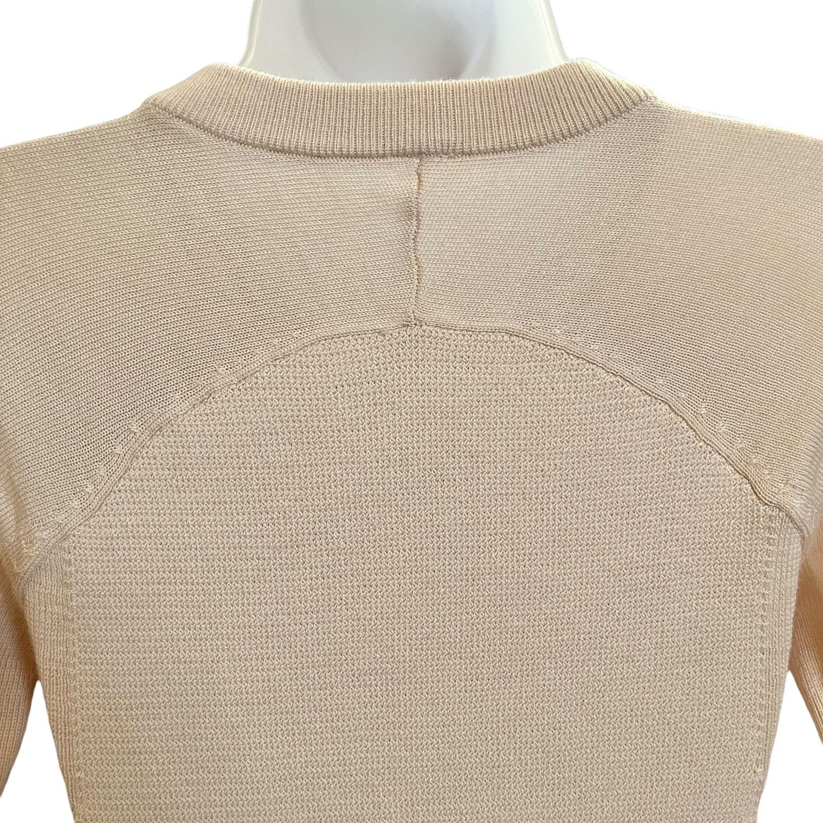 Lululemon Lululemon Sit In Lotus Sweater Cream Pink MerinoWool Sweater Size XS / US 0-2 / IT 36-38 - 10 Thumbnail