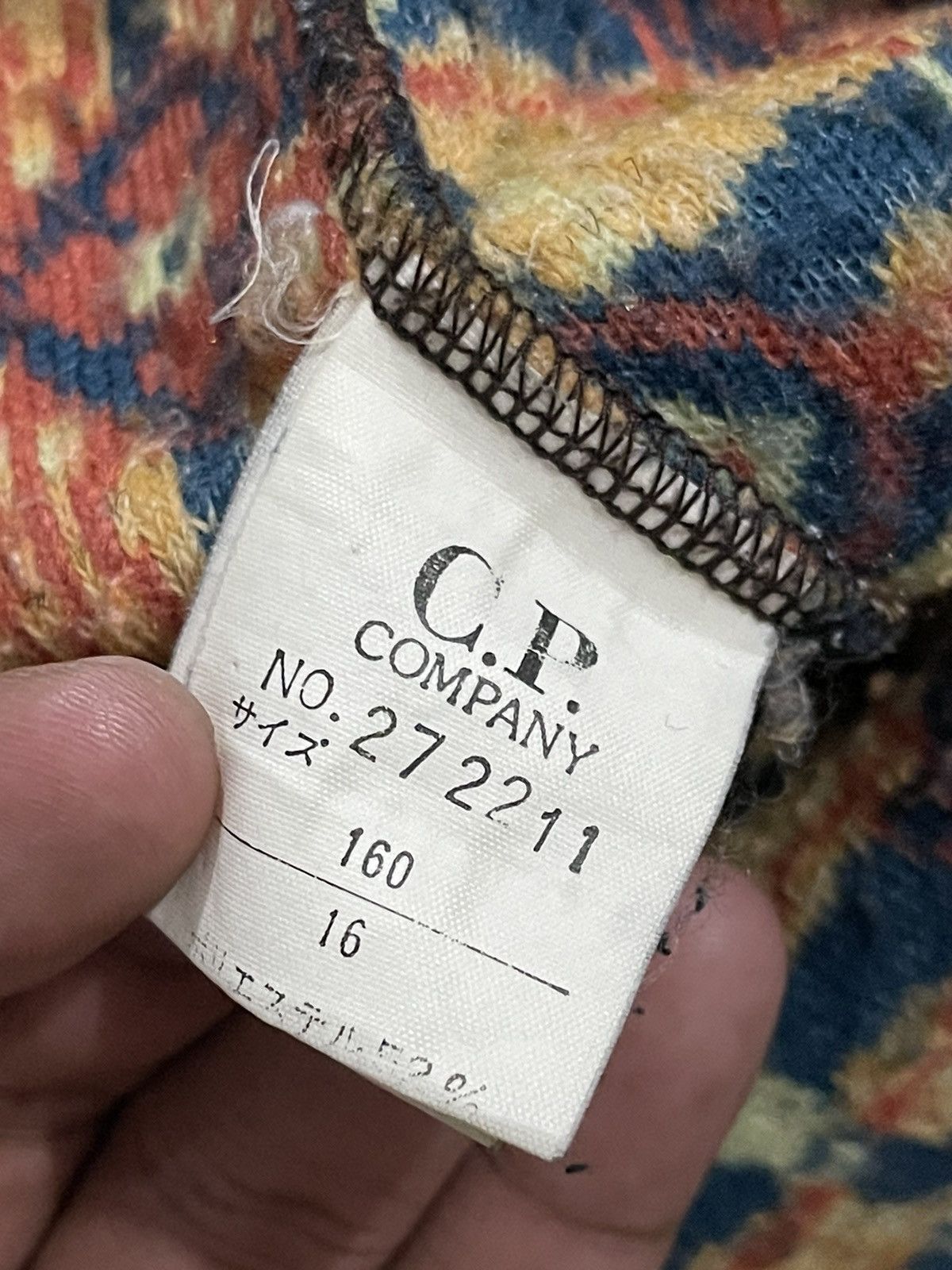 C.P. Company × Vintage Vintage C.P Company Fleece Sweatshirt Size US L / EU 52-54 / 3 - 12 Thumbnail