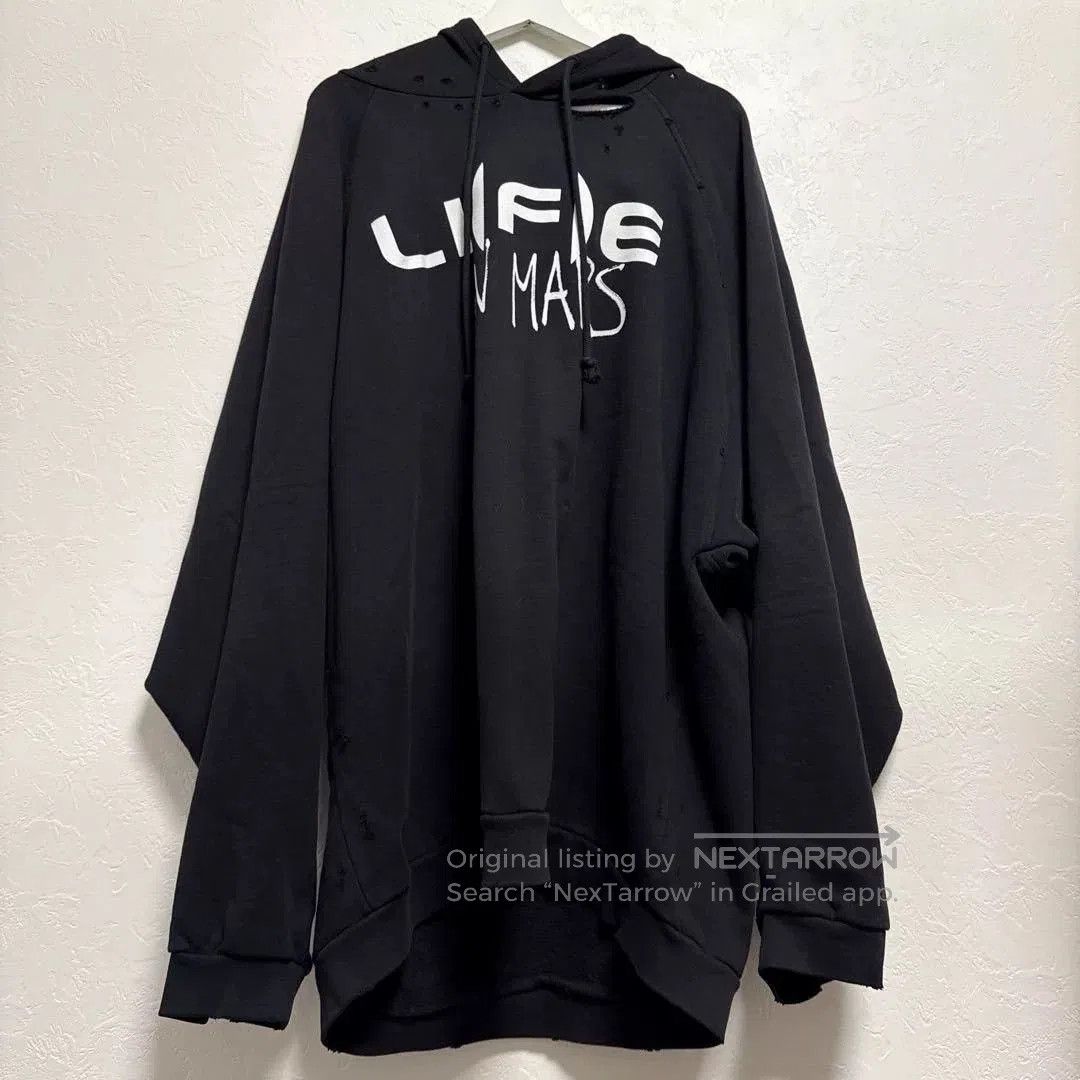 Raf Simons Raf simons 2020.2021 Oversized Distressed Hoodie. | Grailed