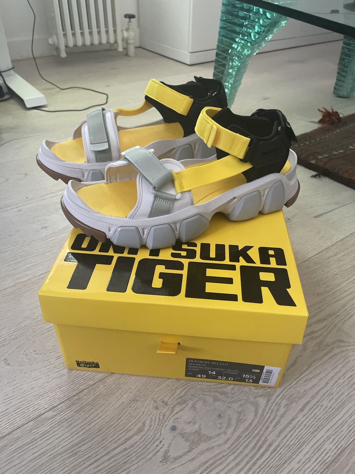 Onitsuka Tiger RARE SIZE US 14 ONITSUKA TIGER DENTIGRE BELTED SANDALS Size US 14 / EU 47 - 11 Thumbnail