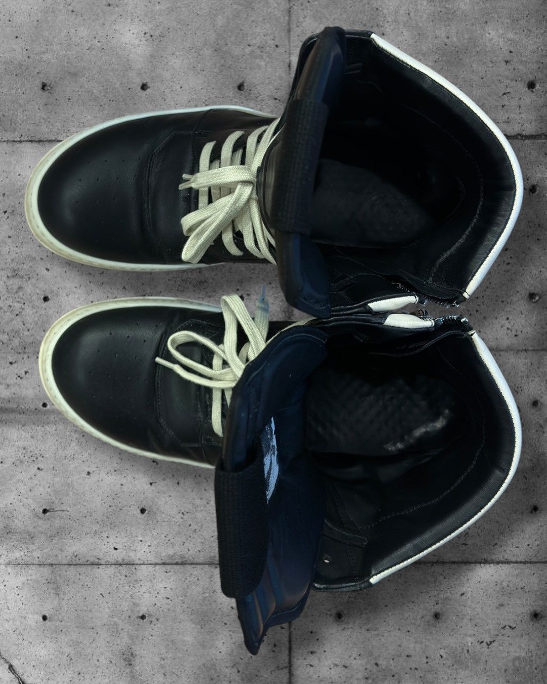 Rick Owens Rick Owens Geobasket 2025 Sneakers Black Milk Size 43 Size US 10 / EU 43 - 5 Thumbnail