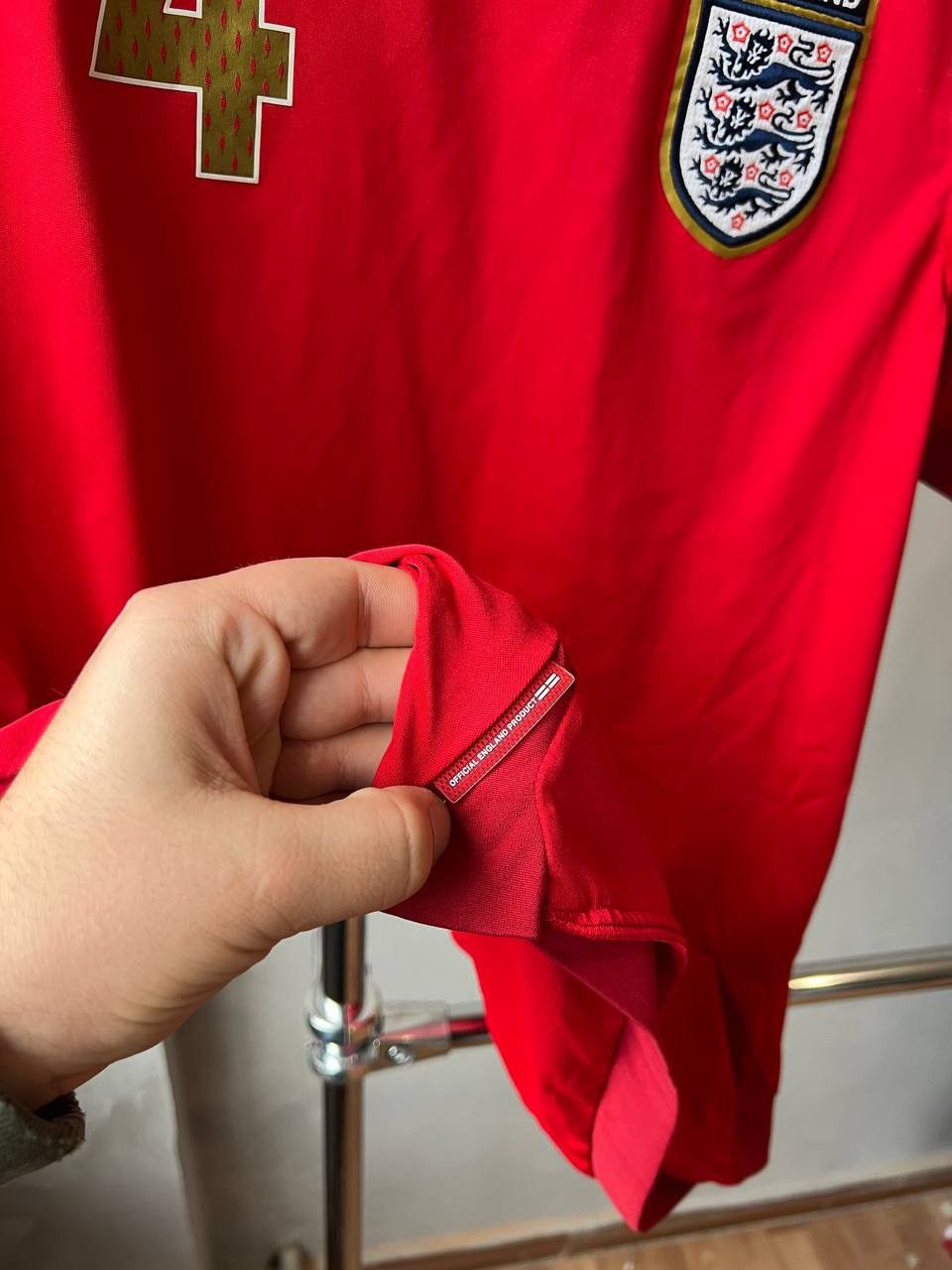 Umbro 2006/08 ENGLAND TEAM #4 GERRARD SOCCER JERSEY SHIRT SIZE S Size US S / EU 44-46 / 1 - 9 Thumbnail