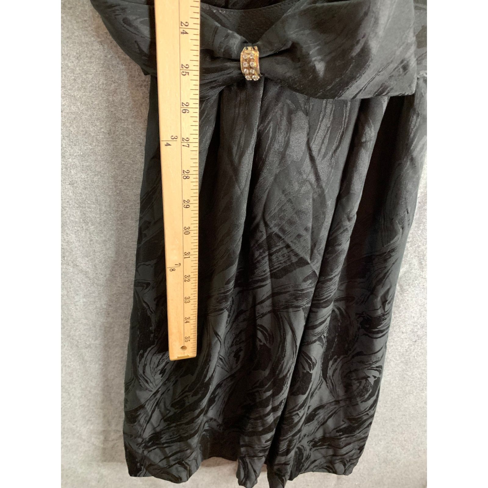 Other Silk Studio Women Silk Dress Size 14 Cream and Black Size XL / US 12-14 / IT 48-50 - 5 Thumbnail