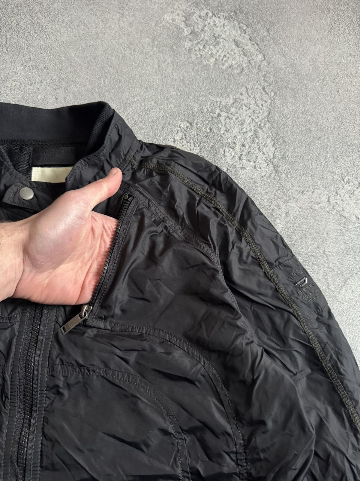 Diesel Diesel M zip nylon bomber jacket avantgarde y2k bondage 00s Size US M / EU 48-50 / 2 - 12 Thumbnail