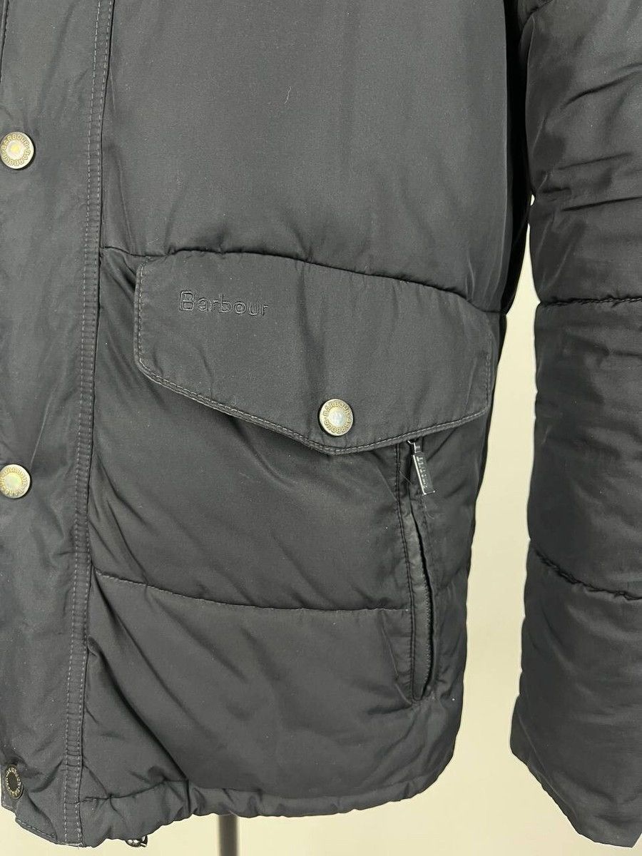 Barbour × Vintage Men's Barbour Cromer Jacket Fibre Black Wax Elements Jacket Size US L / EU 52-54 / 3 - 6 Thumbnail