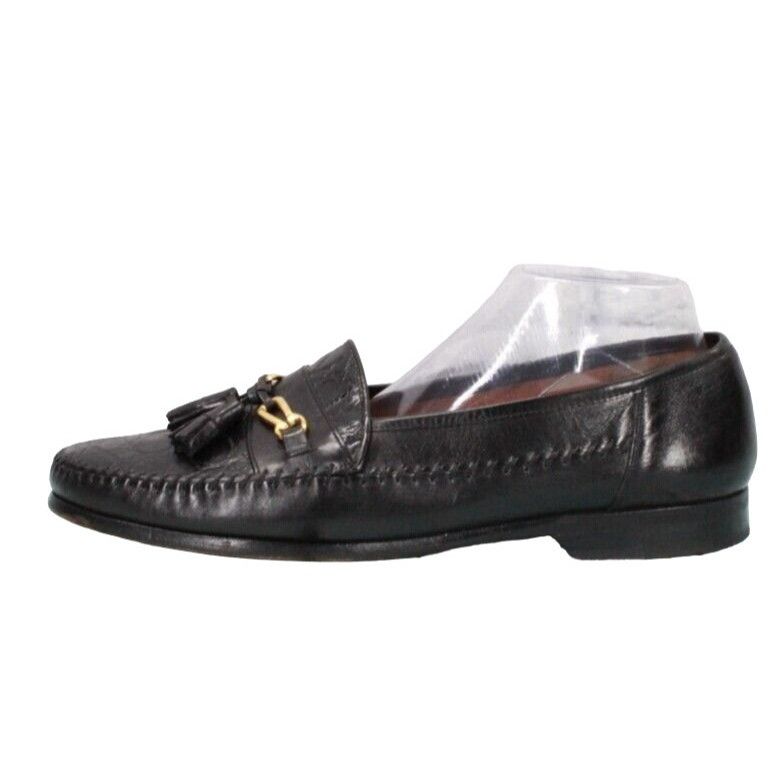 Leather Garys International Womens Tassel Slip On Dress Shoes Size US 9.5 / IT 39.5 - 2 Thumbnail