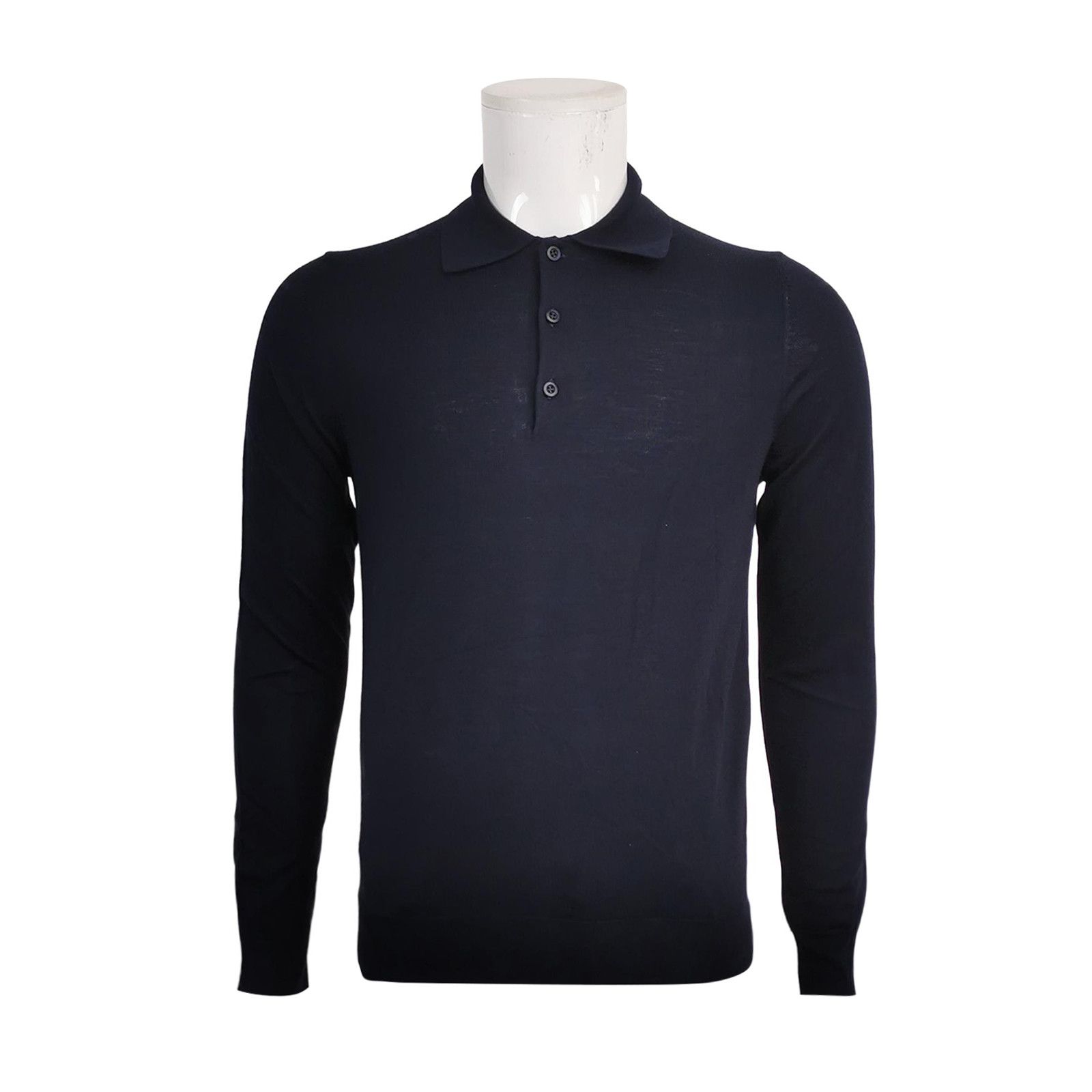 Prada Prada Wool Solid Collared Knit Shirt M/48 Size US M / EU 48-50 / 2 - 1 Thumbnail