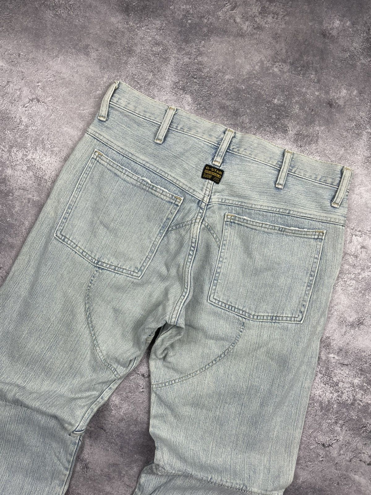 G-Star Vintage G-Star Raw Baggy Denim Jeans Double Knee Pants Y2K Size US 34 / EU 50 - 8 Thumbnail