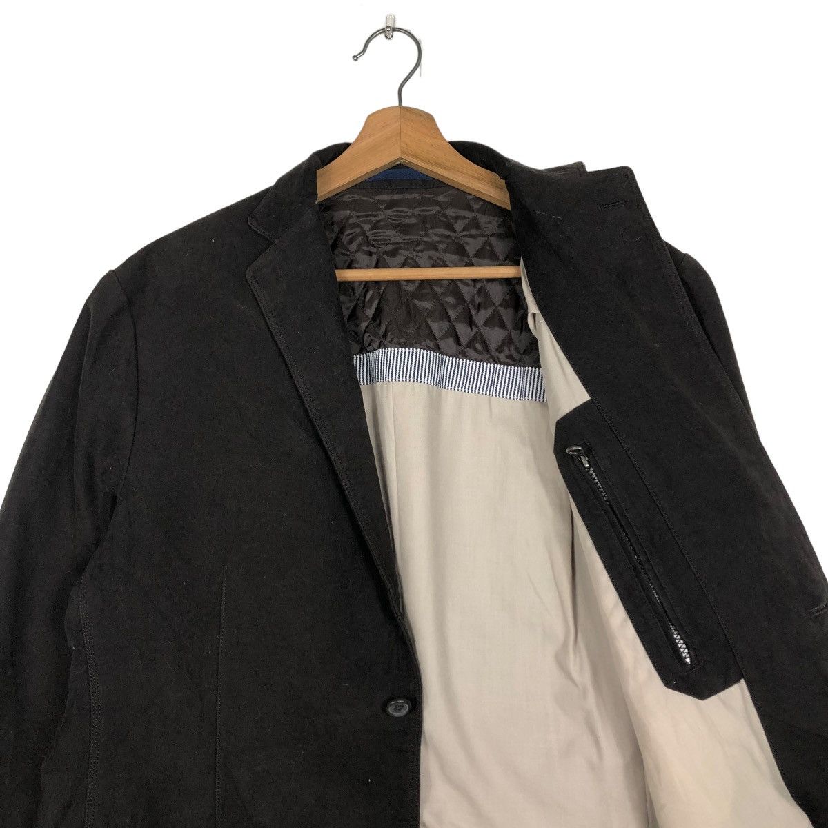 Blue Blue Japan 🔥WORK CHORE JACKET BIKER OCEAN BLUE ISSEY MIYAKE Size US M / EU 48-50 / 2 - 10 Thumbnail