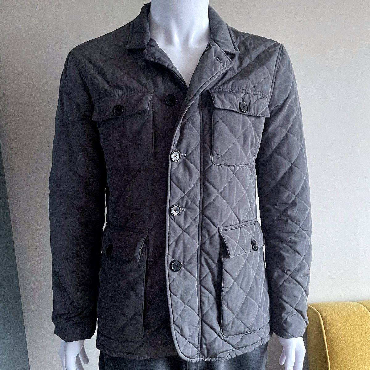 Aquascutum Aquascutum Club Check Quilted Puffer Jacket Size US M / EU 48-50 / 2 - 1 Thumbnail
