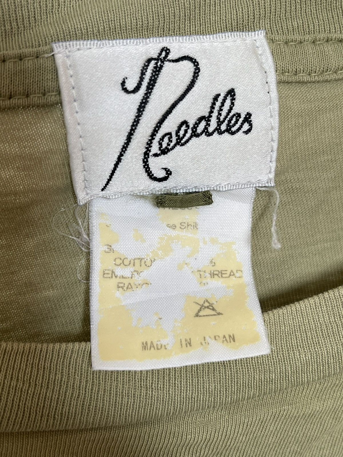 Japanese Brand × Needles Needles Butterfly Embroidered T Shirt Size US M / EU 48-50 / 2 - 3 Thumbnail
