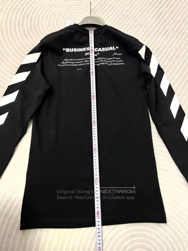 Off-White Off-White Black Long Sleeve Men's Top . Size US S / EU 44-46 / 1 - 7 Thumbnail