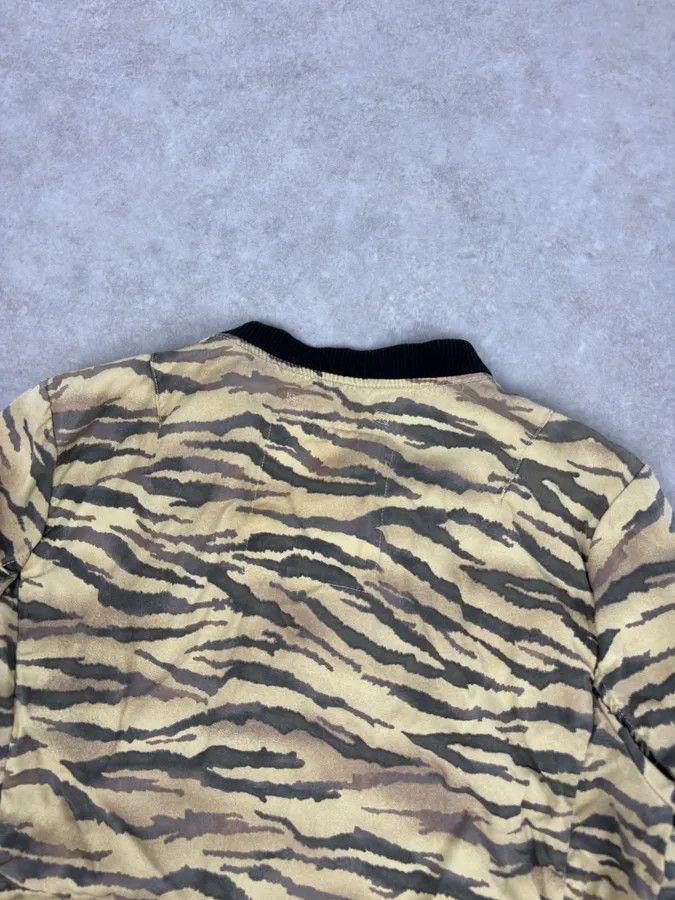 Polo Ralph Lauren 2010s Ralph Lauren Beige Zebra Print Bomber Jacket Size S / US 4 / IT 40 - 6 Thumbnail