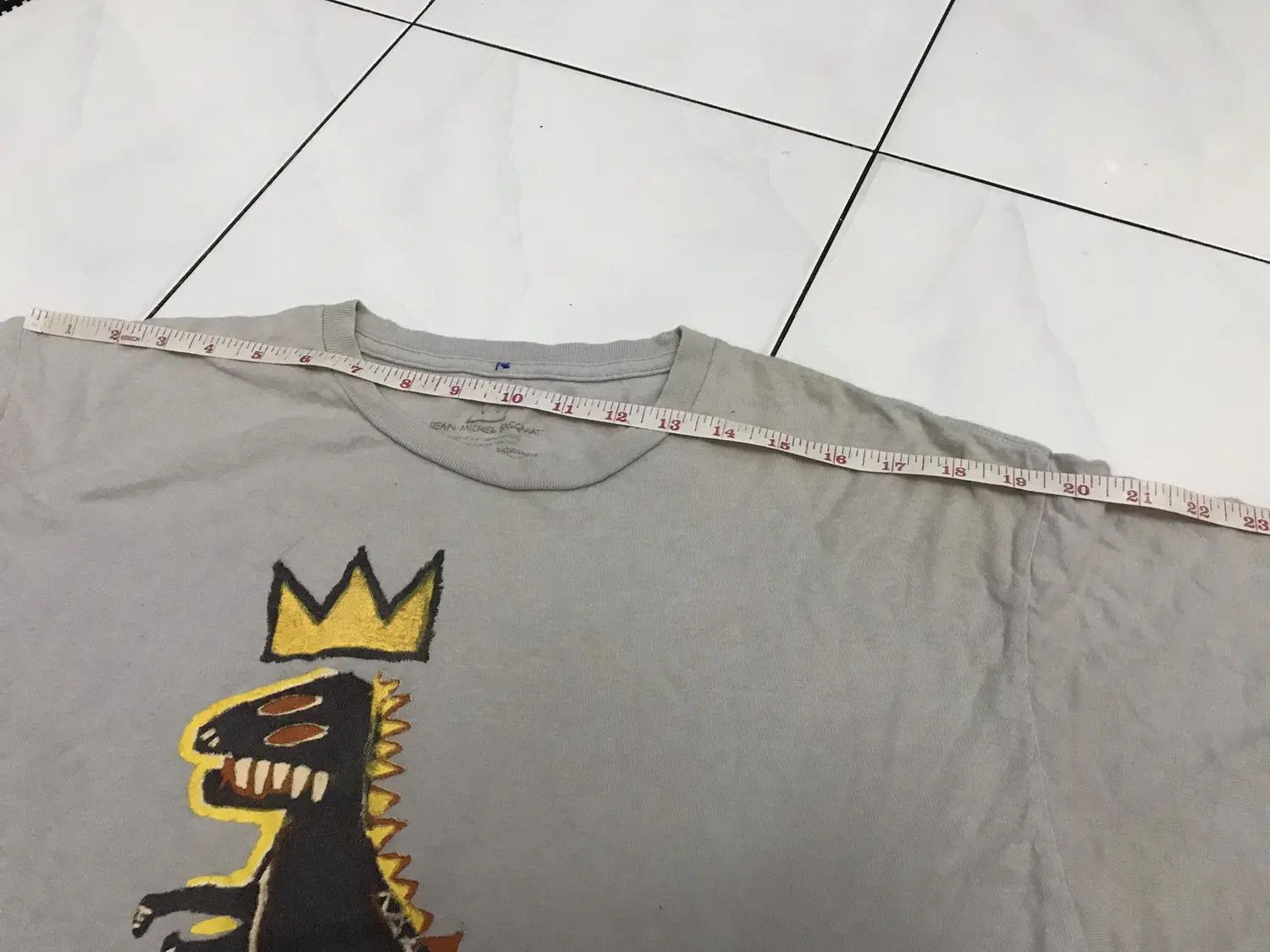 Jean-Michel Basquiat Jean Michel Basquiat Logo Tee Size US L / EU 52-54 / 3 - 8 Thumbnail