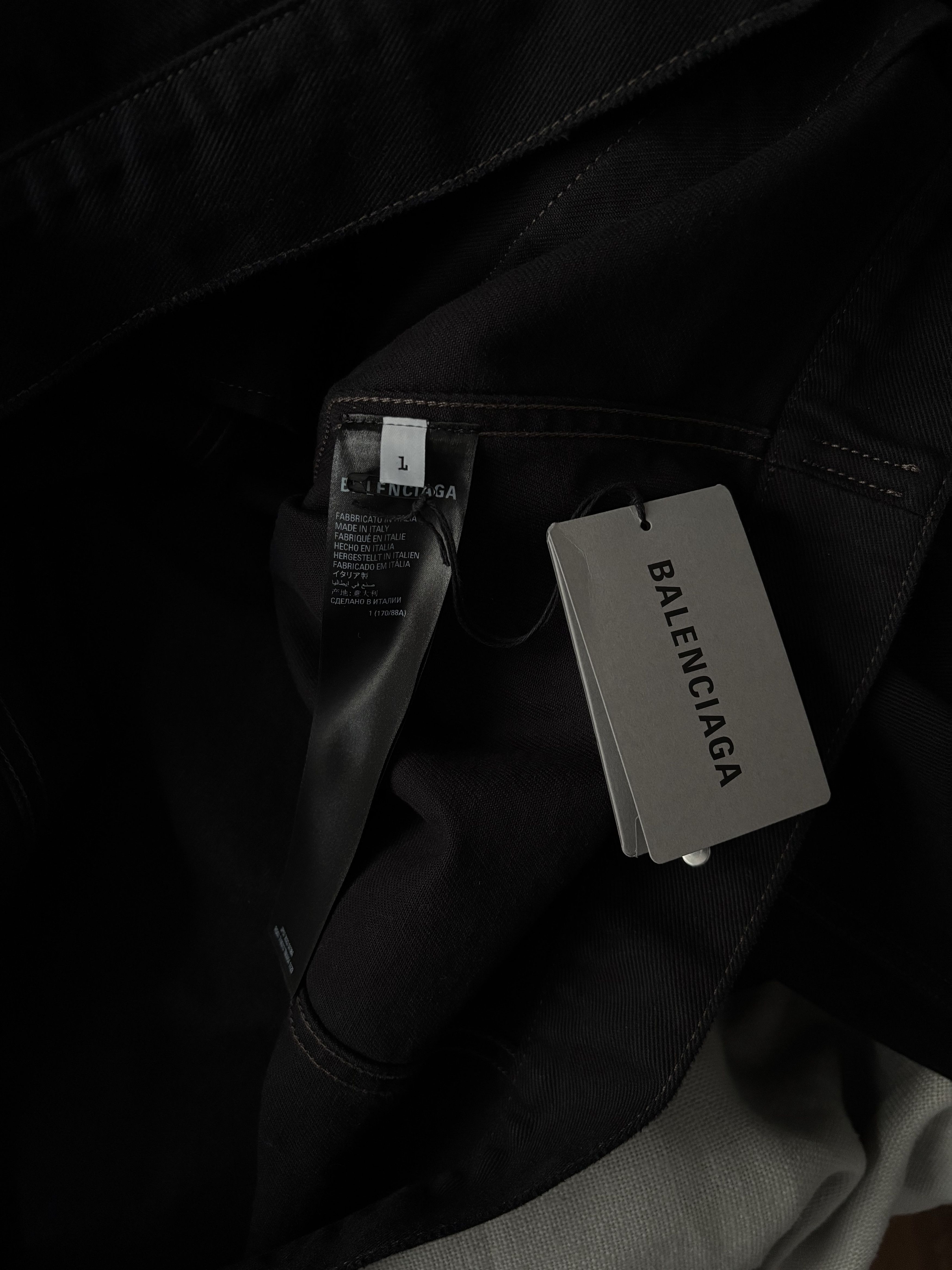 Balenciaga Denim Hoodie Pull-Over Size US S / EU 44-46 / 1 - 4 Thumbnail