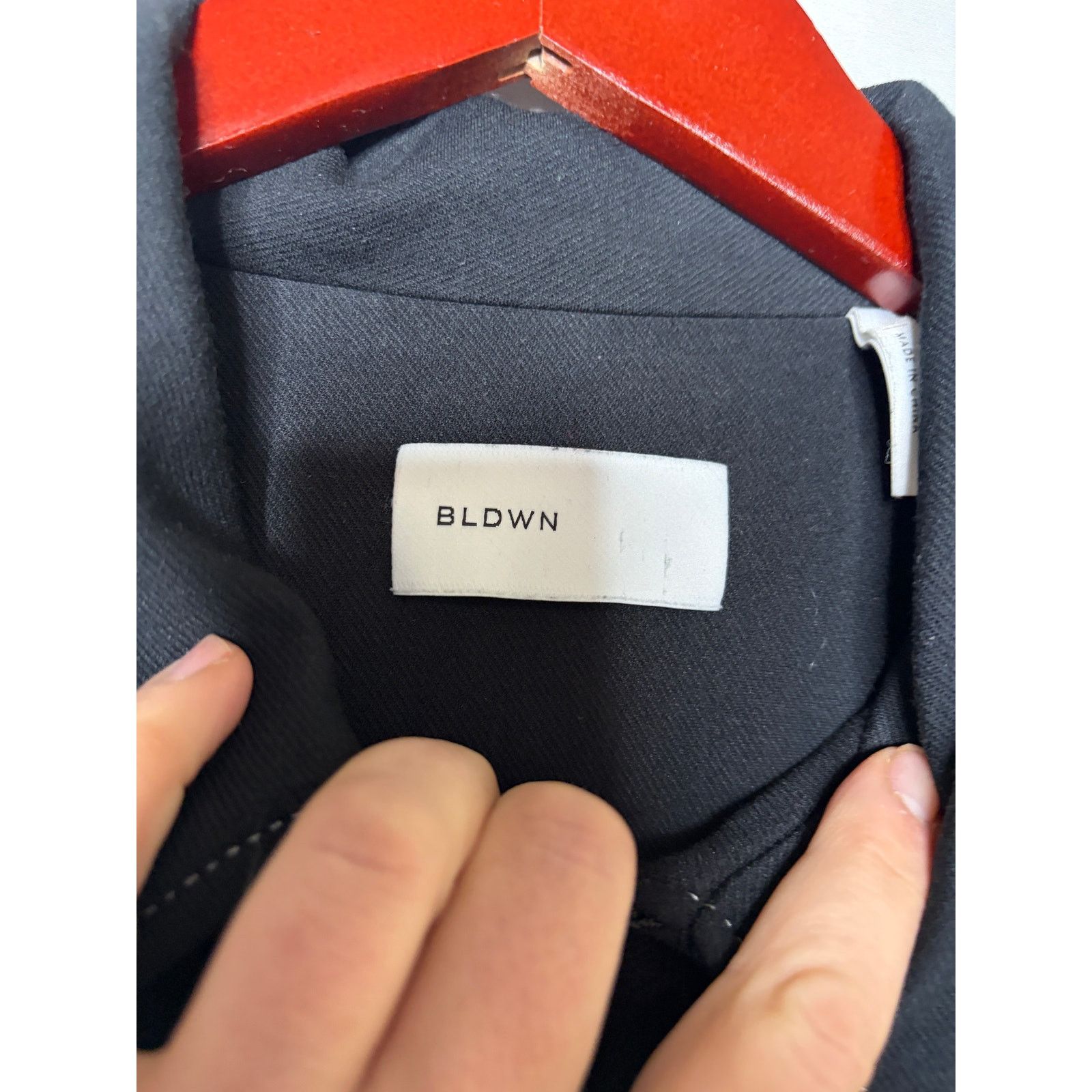 Baldwin BLDWN Baldwin full zip crop black jacket collar sz S Size S / US 4 / IT 40 - 2 Thumbnail