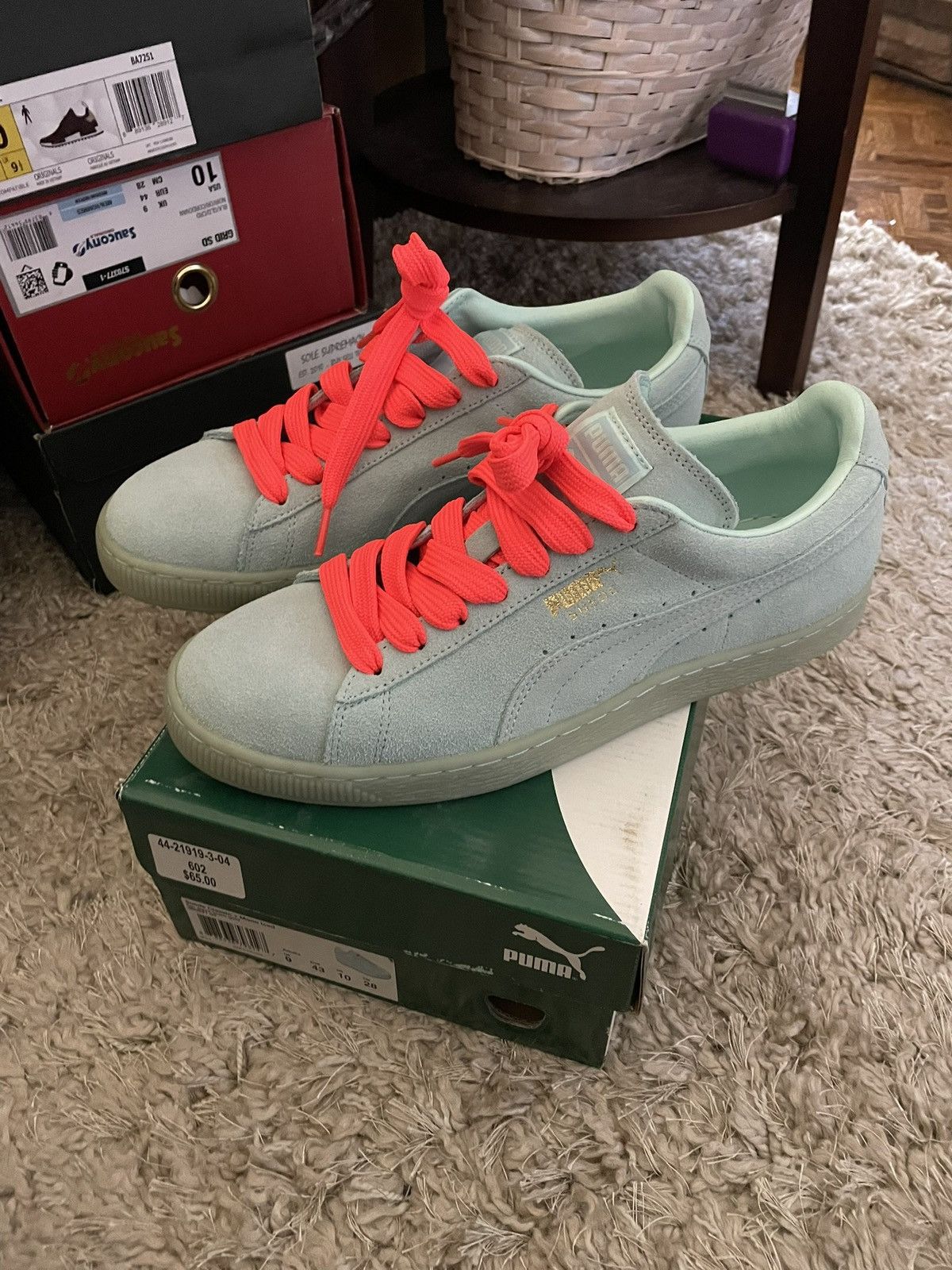 Puma Puma Suede Classic Mono Iced Fair Alpha Sz 10 Size US 10 / EU 43 - 1 Thumbnail