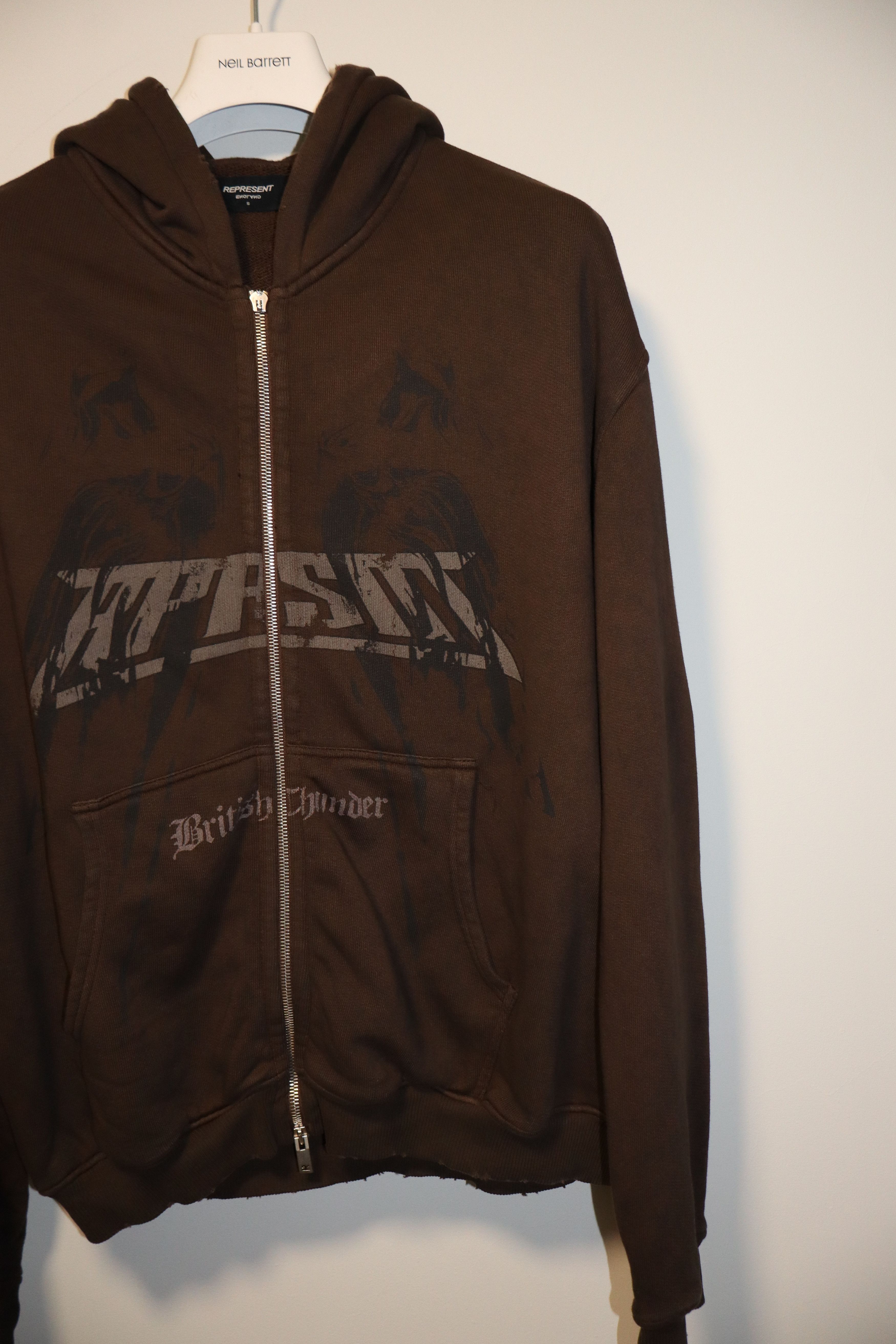 Represent Clo. British Thunder print hoodie Size US S / EU 44-46 / 1 - 3 Thumbnail