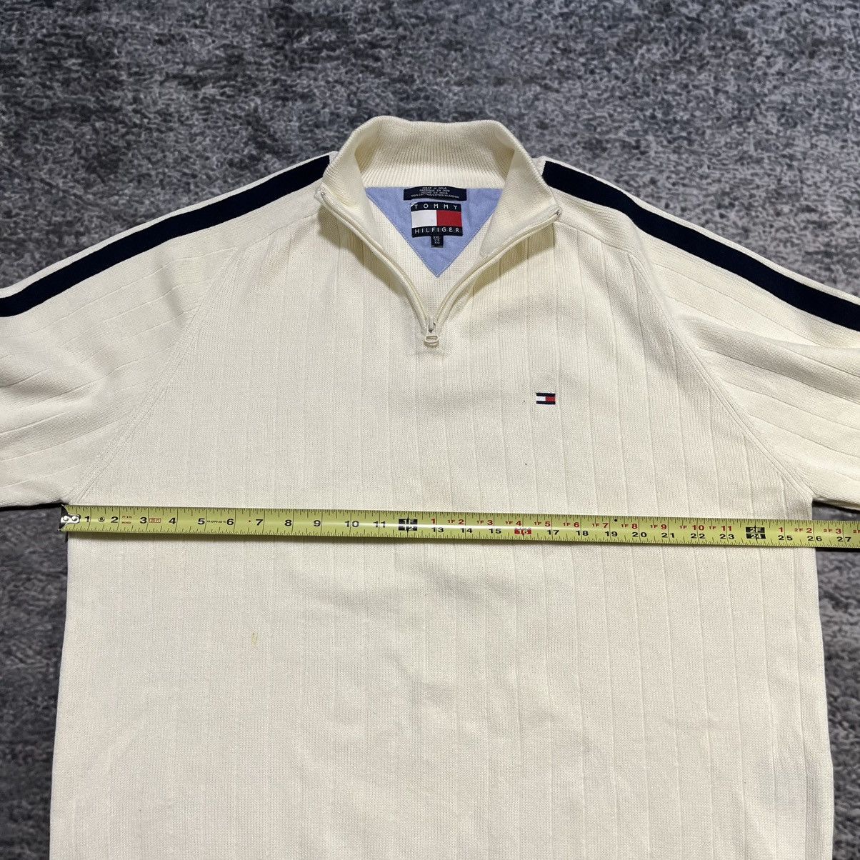 Tommy Hilfiger Vintage Tommy Hilfiger Y2K Skater White 1/4 Zip Sweater XXL Size US XXL / EU 58 / 5 - 8 Thumbnail
