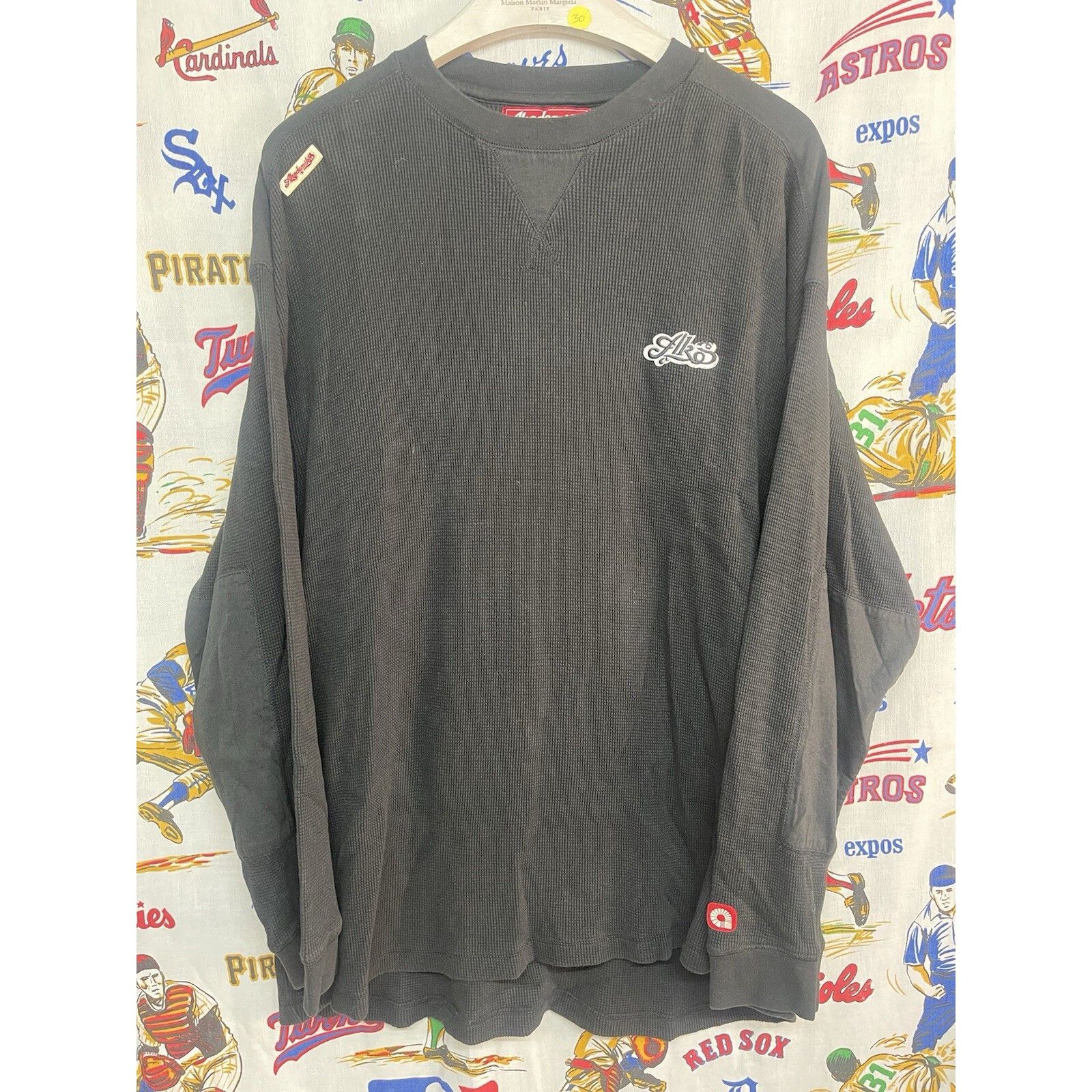 Akademiks VTG Y2K AKADEMIKS WAFFLE THERMAL LONG SLEEVE SWEATER SHIRT B Size US XL / EU 56 / 4 - 1 Thumbnail