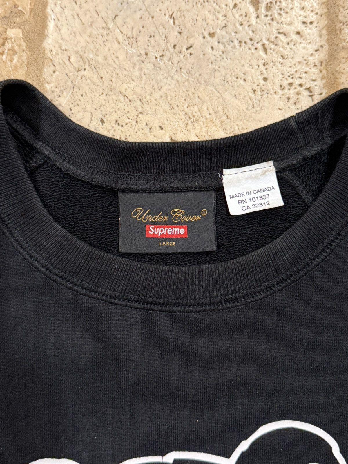 Supreme × Undercover Supreme x Undercover SS15 Bear Box Logo Crewneck Sweatshirt Size US L / EU 52-54 / 3 - 7 Thumbnail