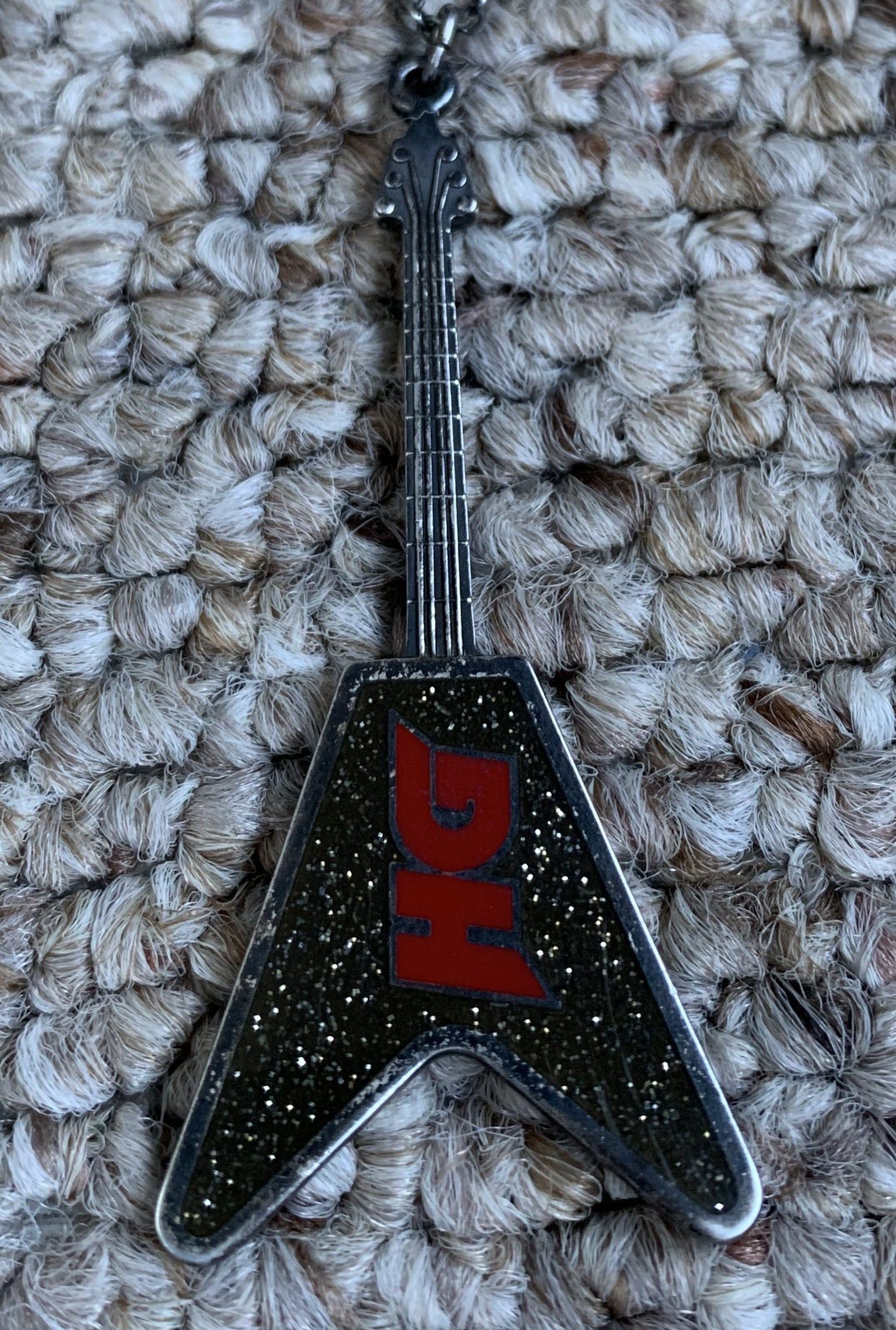 Hysteric Glamour Hysteric Glamour 1999 Sterling Silver Guitar Necklace Size ONE SIZE - 1 Thumbnail