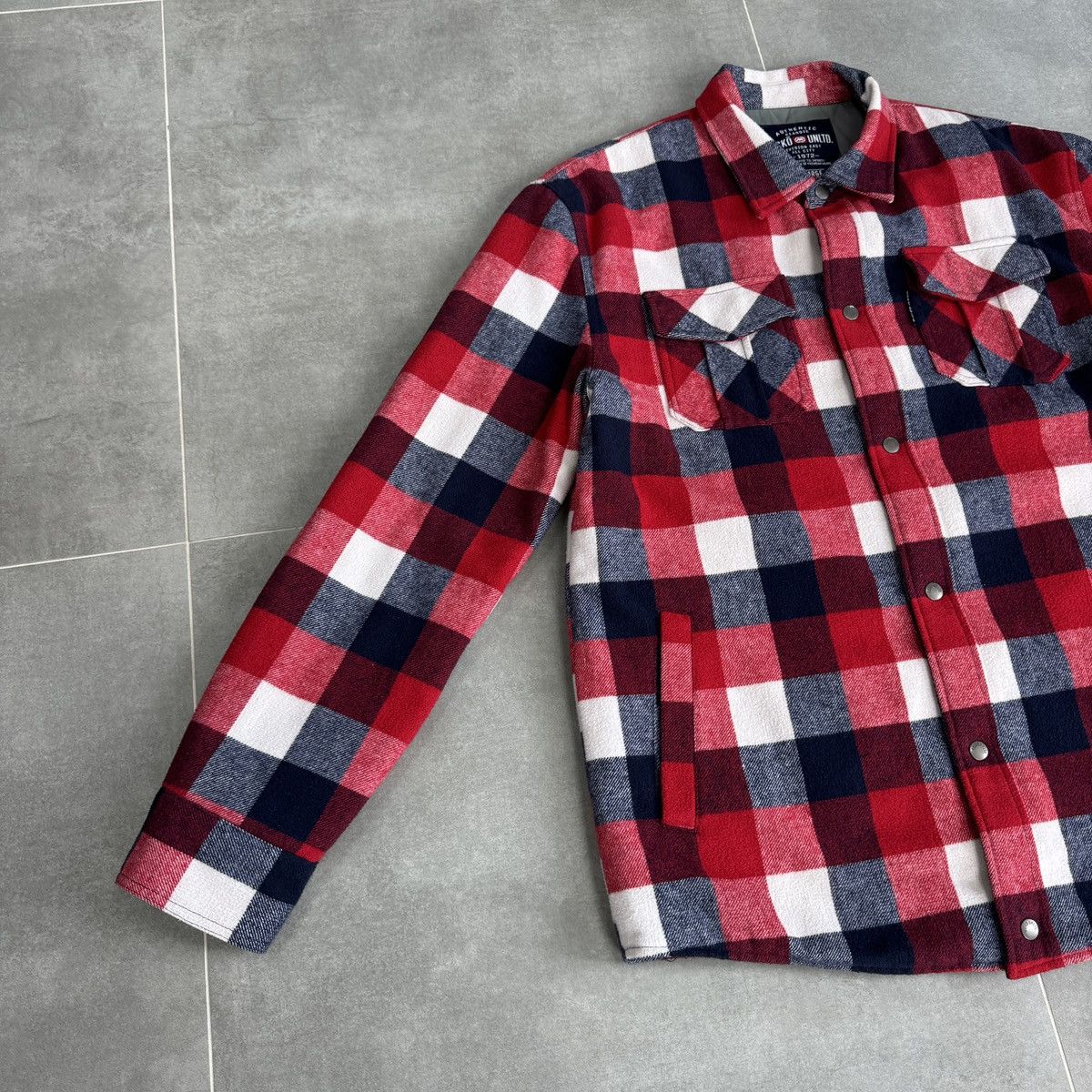 Ecko Unltd. Ecko Unltd. Premium Varsity Jacket Wool Checked Men Size XL Size US XL / EU 56 / 4 - 3 Thumbnail