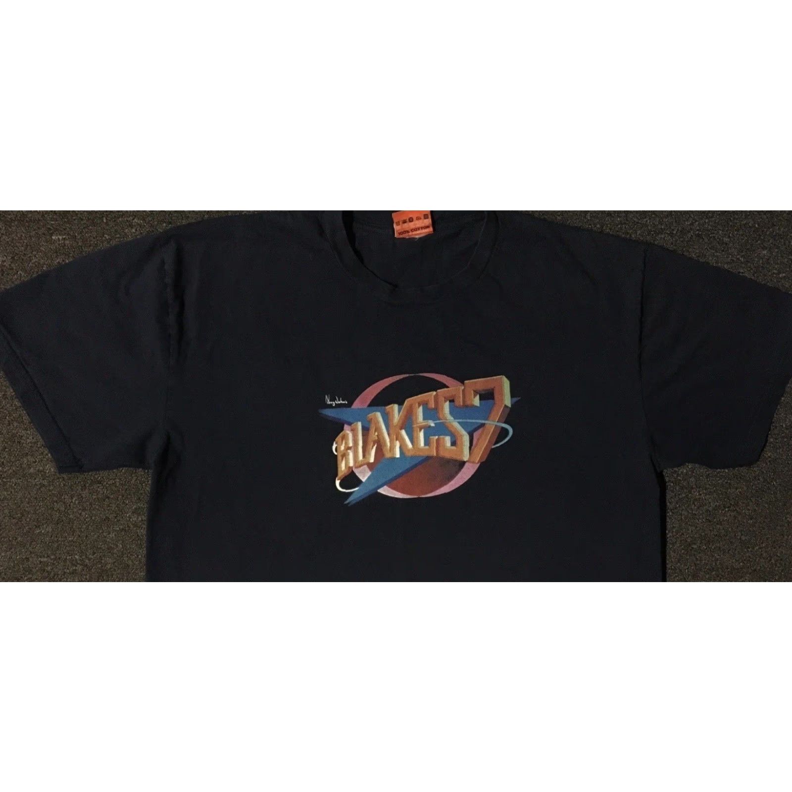 Vintage VINTAGE Blakes 7 Shirt XL Blue Graphic Tee TV Movie 80s 90s Space Alien Sci Fi The Hundreds Spaceship Men Shirt Size US XL / EU 56 / 4 - 5 Thumbnail