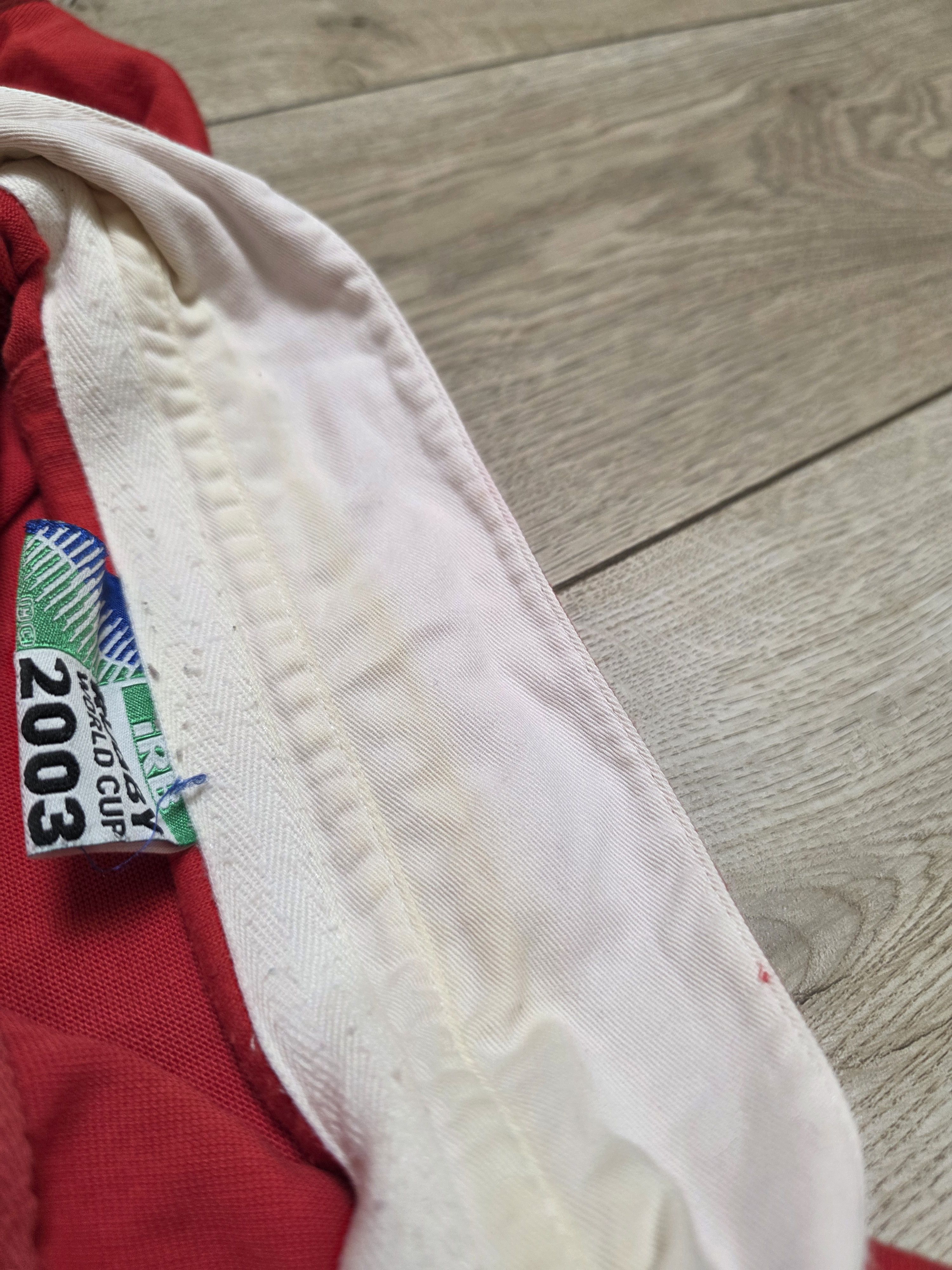 Reebok WALES RUGBY JERSEY VINTAGE 2003 WRU RUGBY SHIRT WORLD CUP Size US XL / EU 56 / 4 - 7 Thumbnail